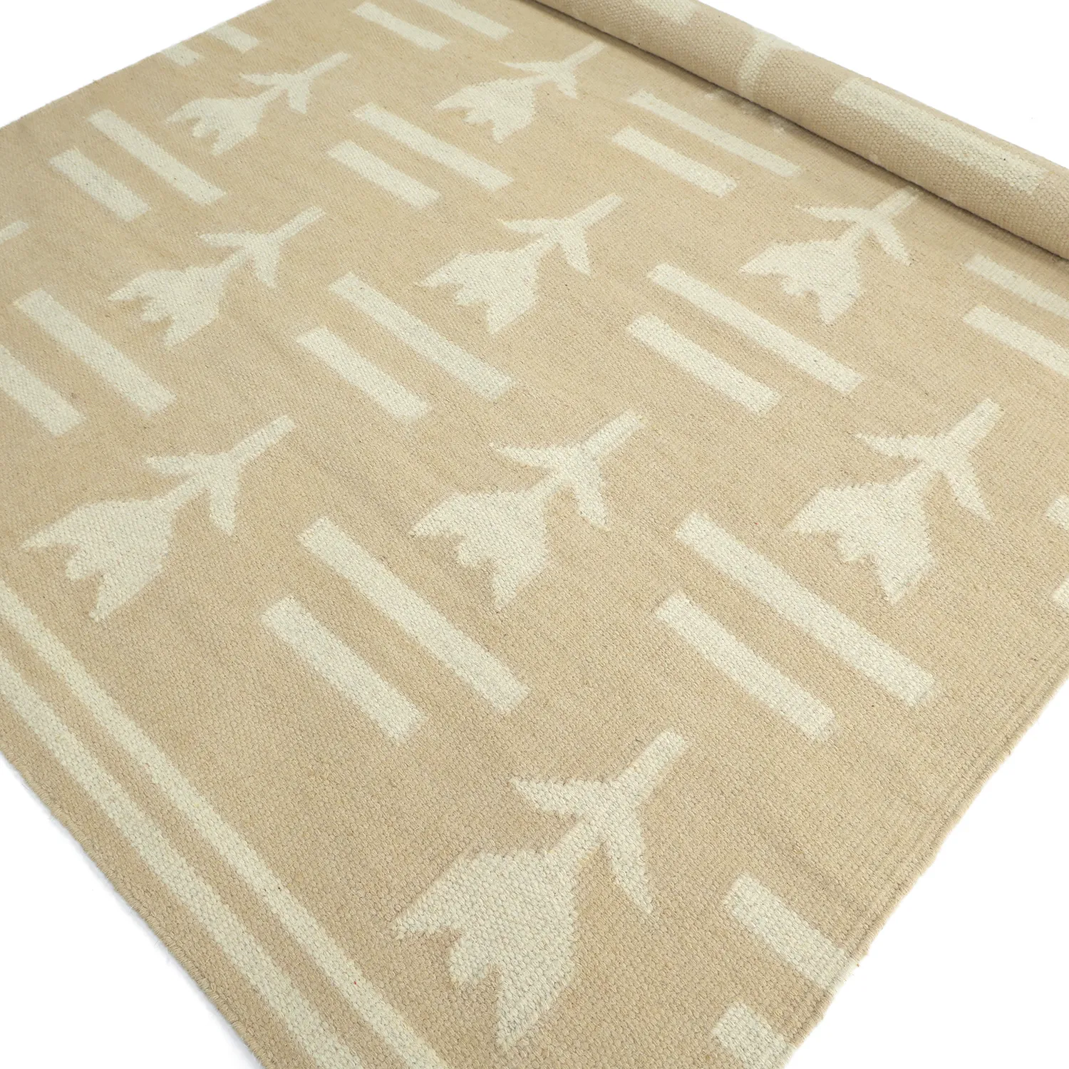 Tapis de laine - Tomar (beige/crème)