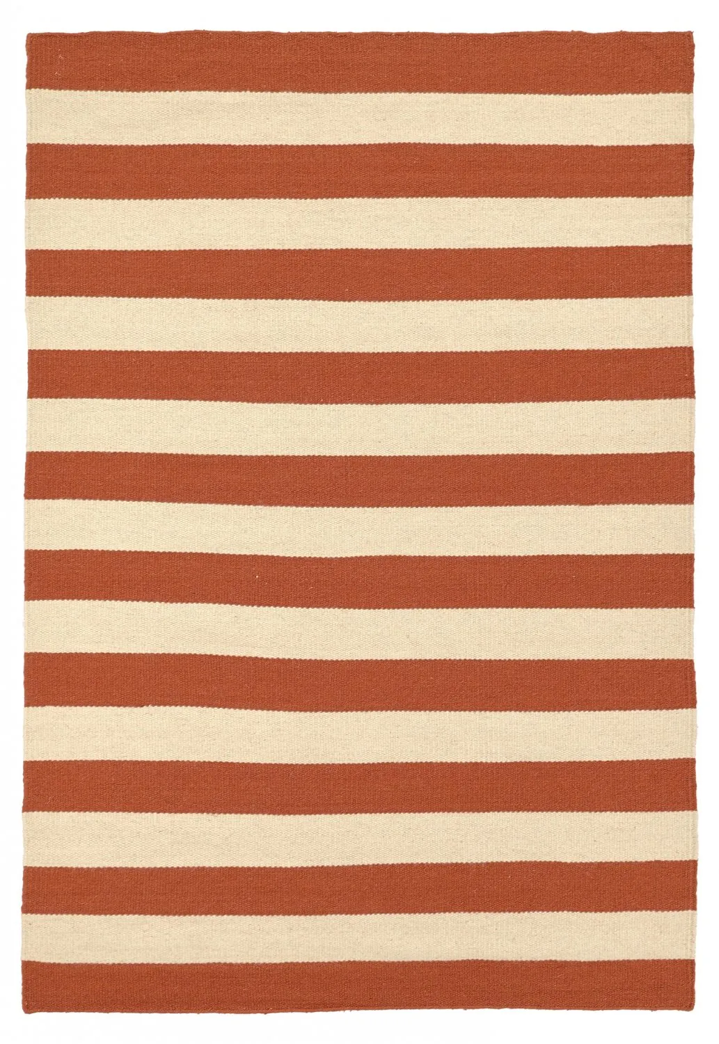 Tapis de laine - Torquay (cannelle/blanc)
