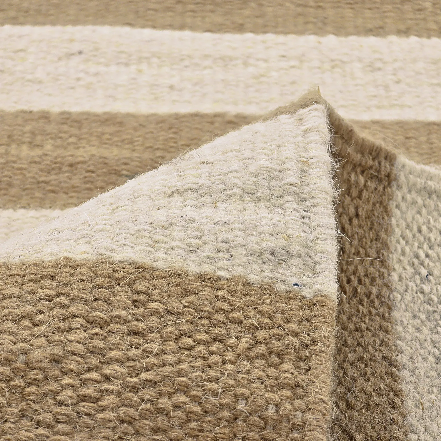 Tapis de laine - Torquay (blanc/beige)