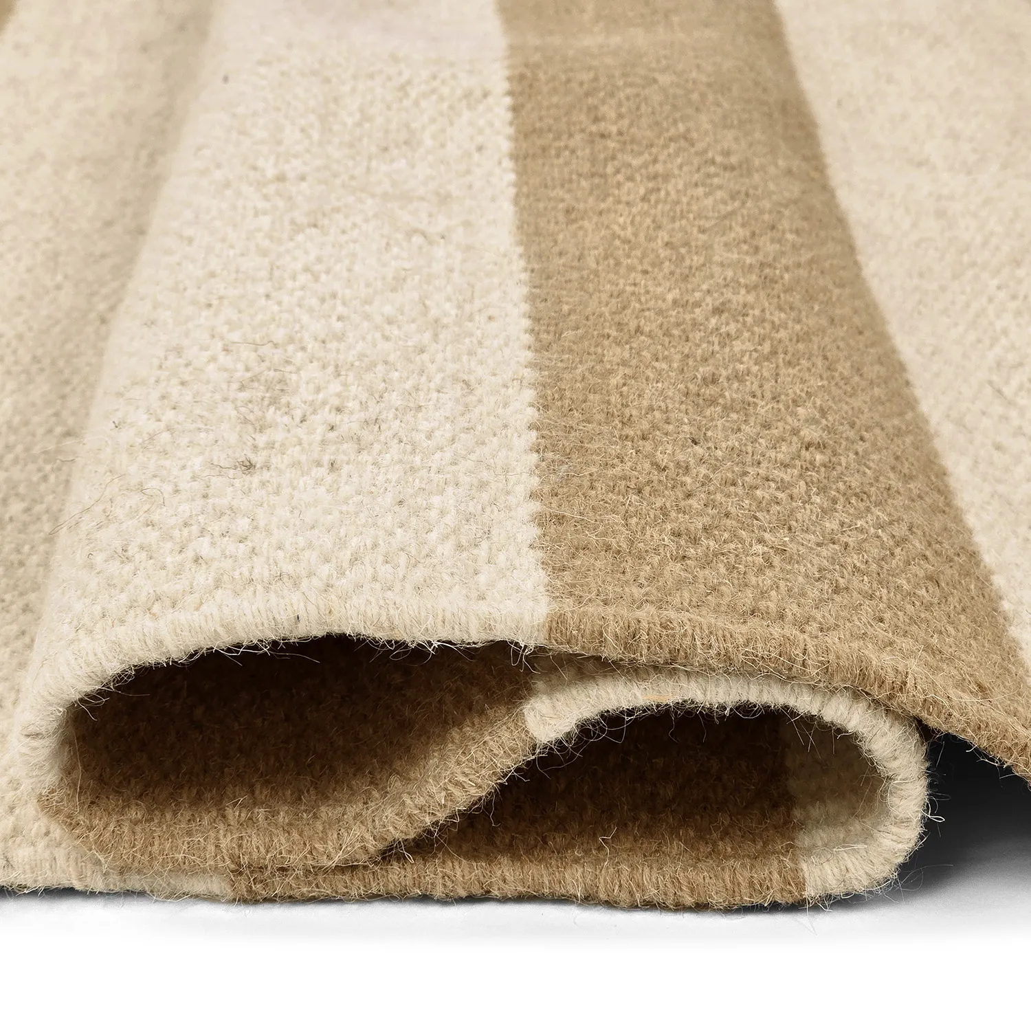 Tapis de laine - Torquay (blanc/beige)