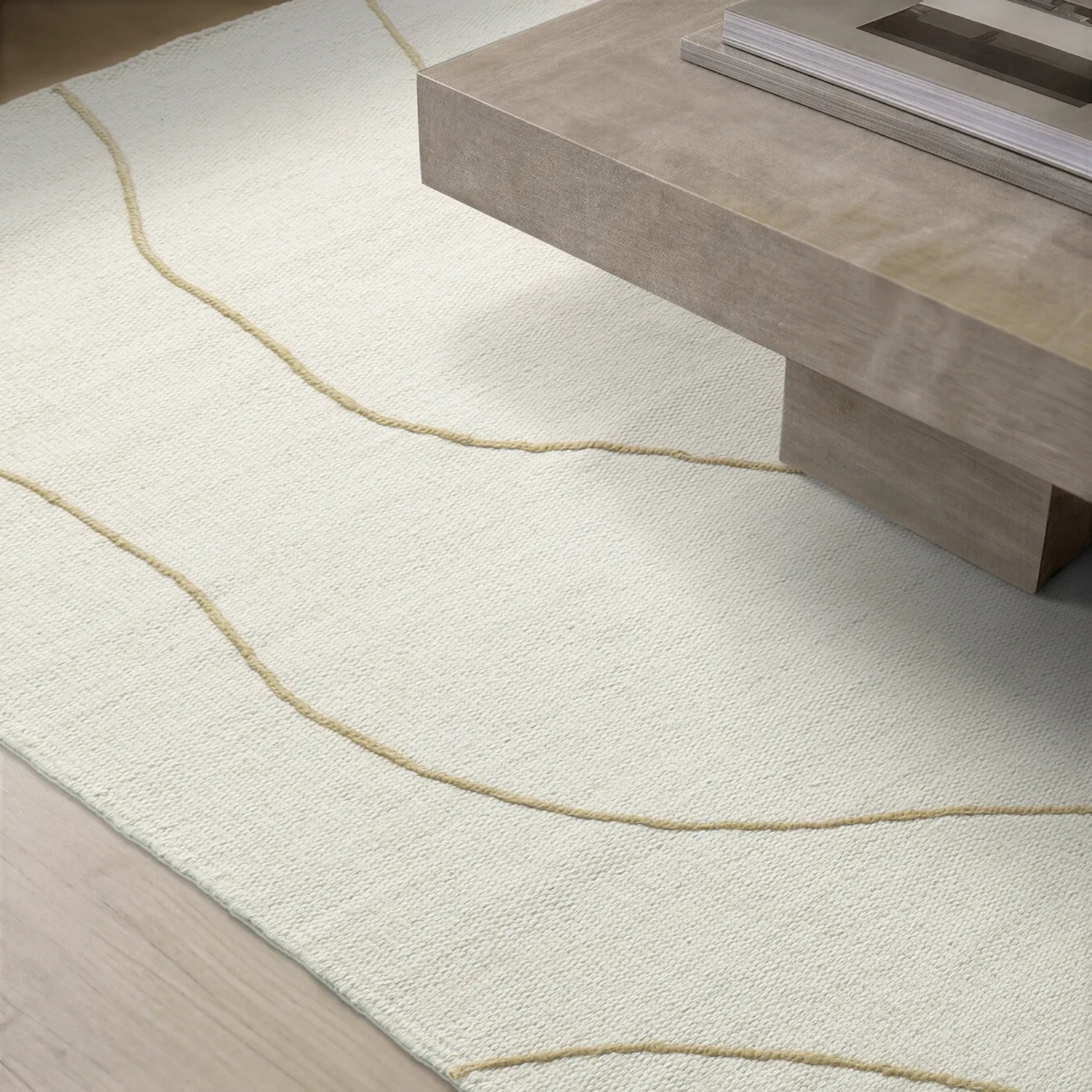 Tapis de laine - Viseu (crème)