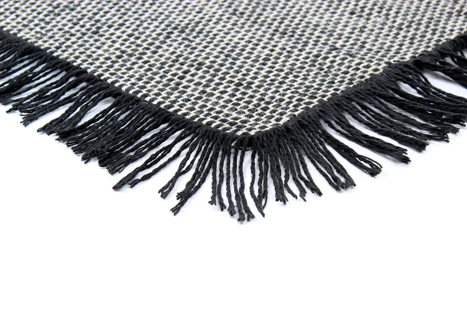 Tapis en laine - Pike (noir)