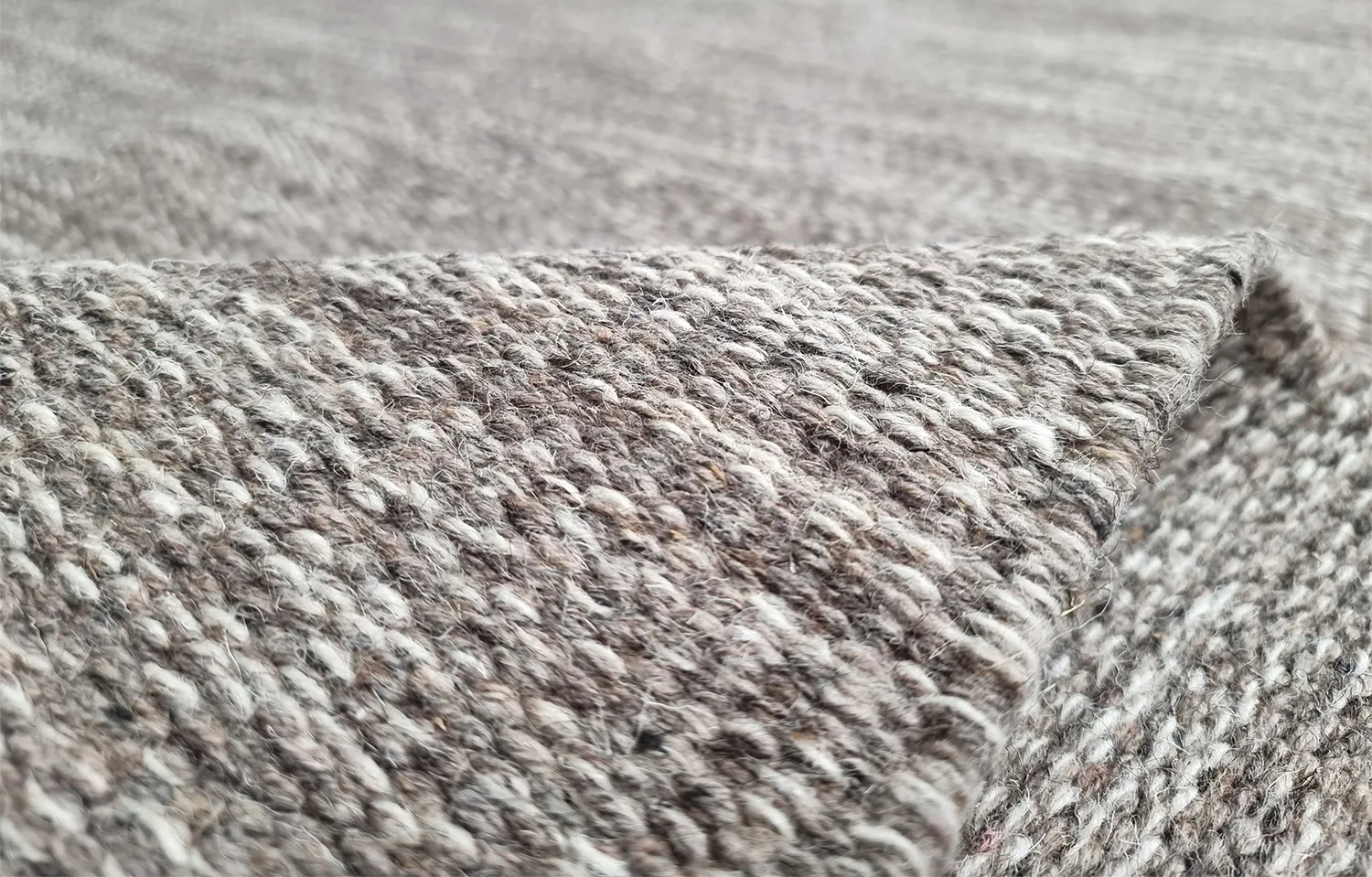 Tapis en laine - Dhurry (beige)