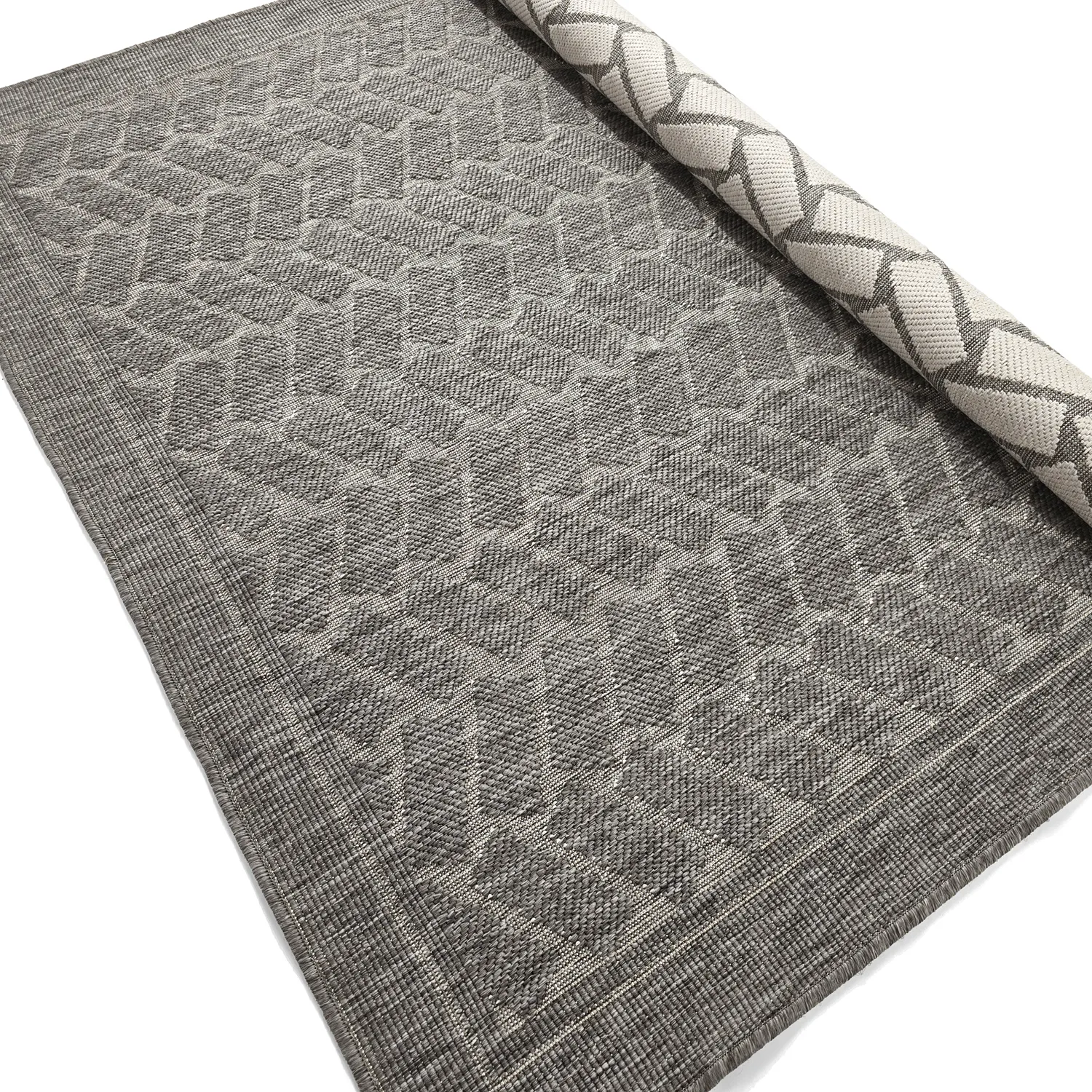 Tapis d’intérieur et d’extérieur - Aria (gris)