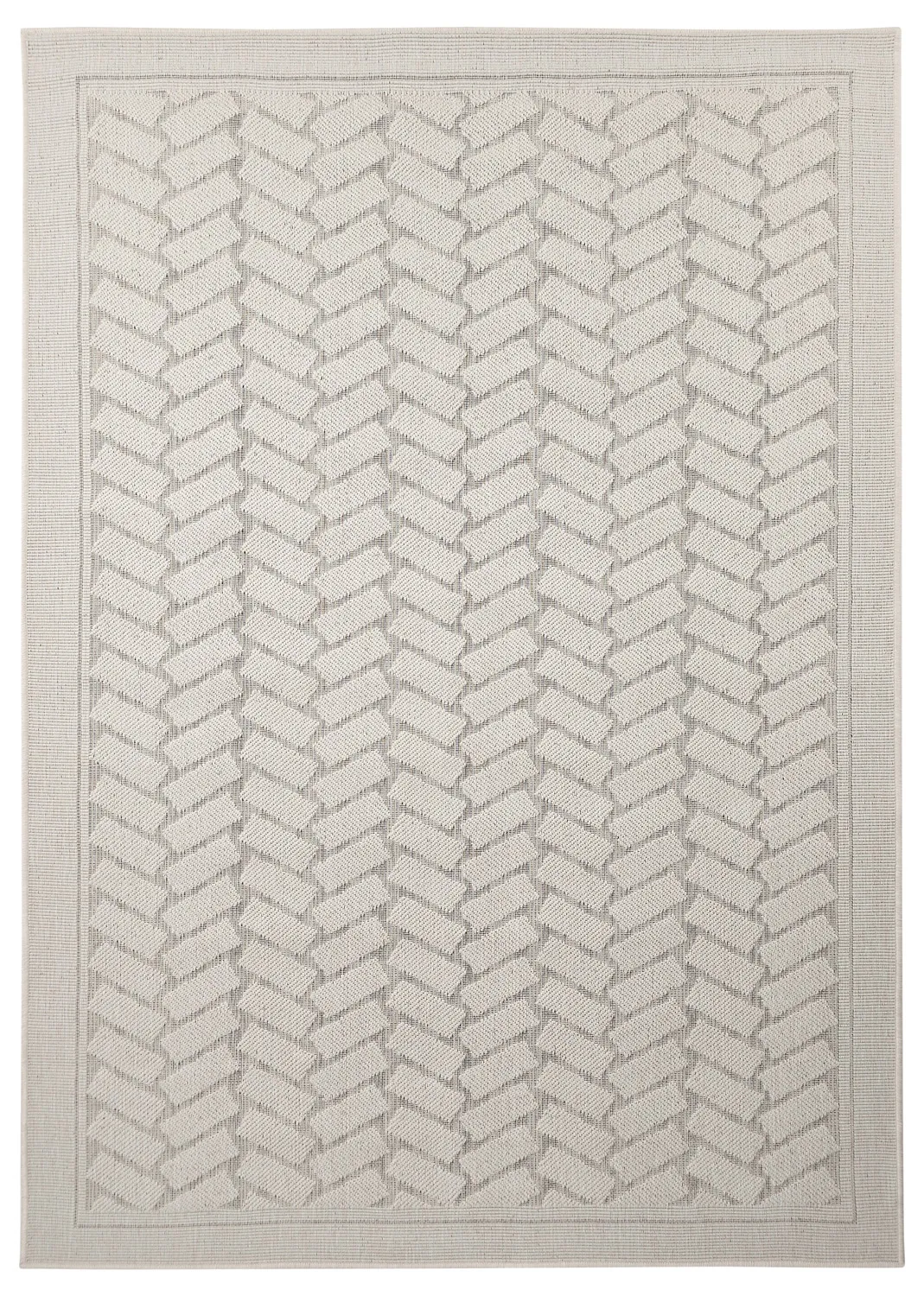 Tapis d’intérieur et d’extérieur - Aria (blanc cassé)