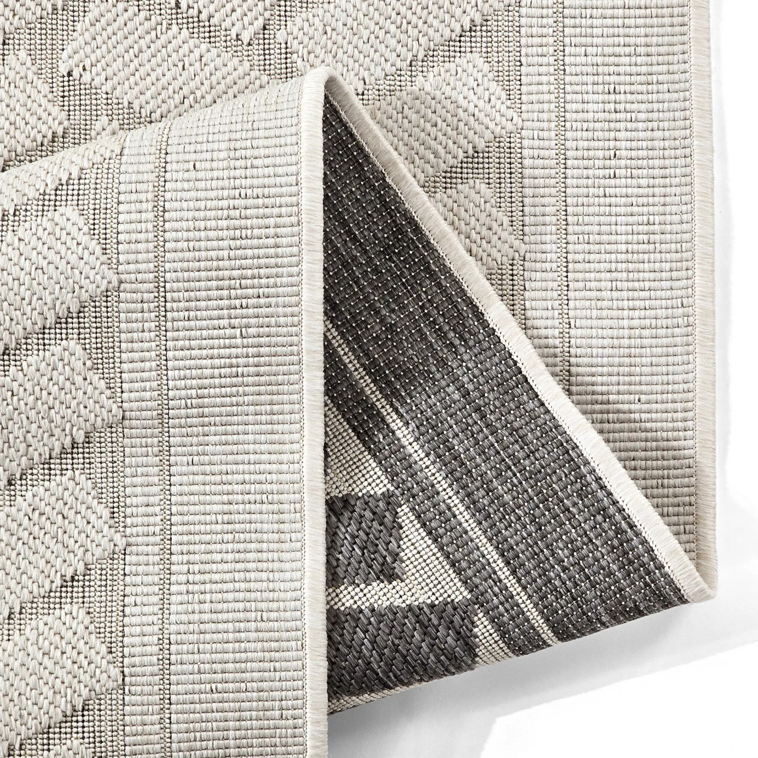 Tapis d’intérieur et d’extérieur - Aria (blanc cassé)