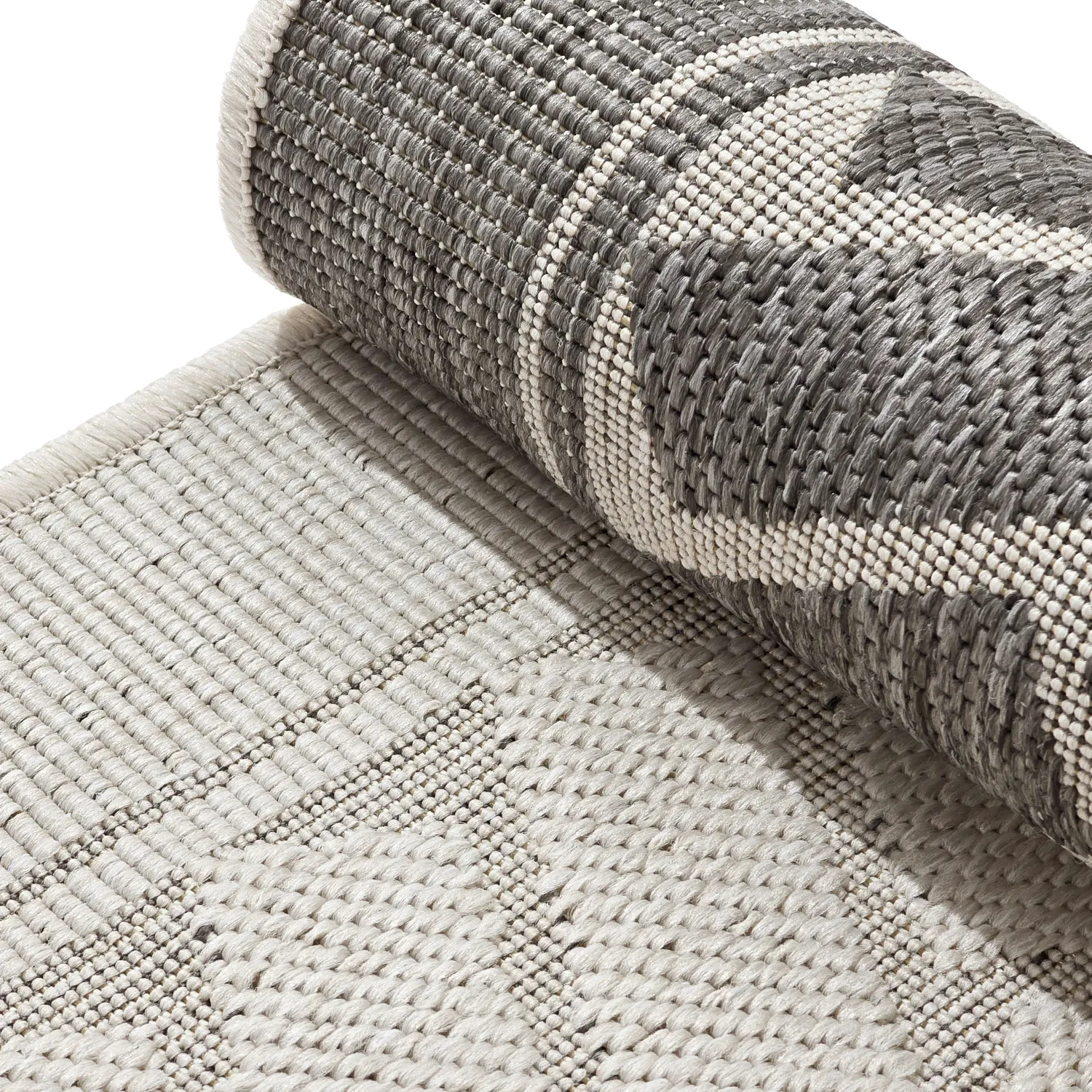 Tapis d’intérieur et d’extérieur - Aria (blanc cassé)