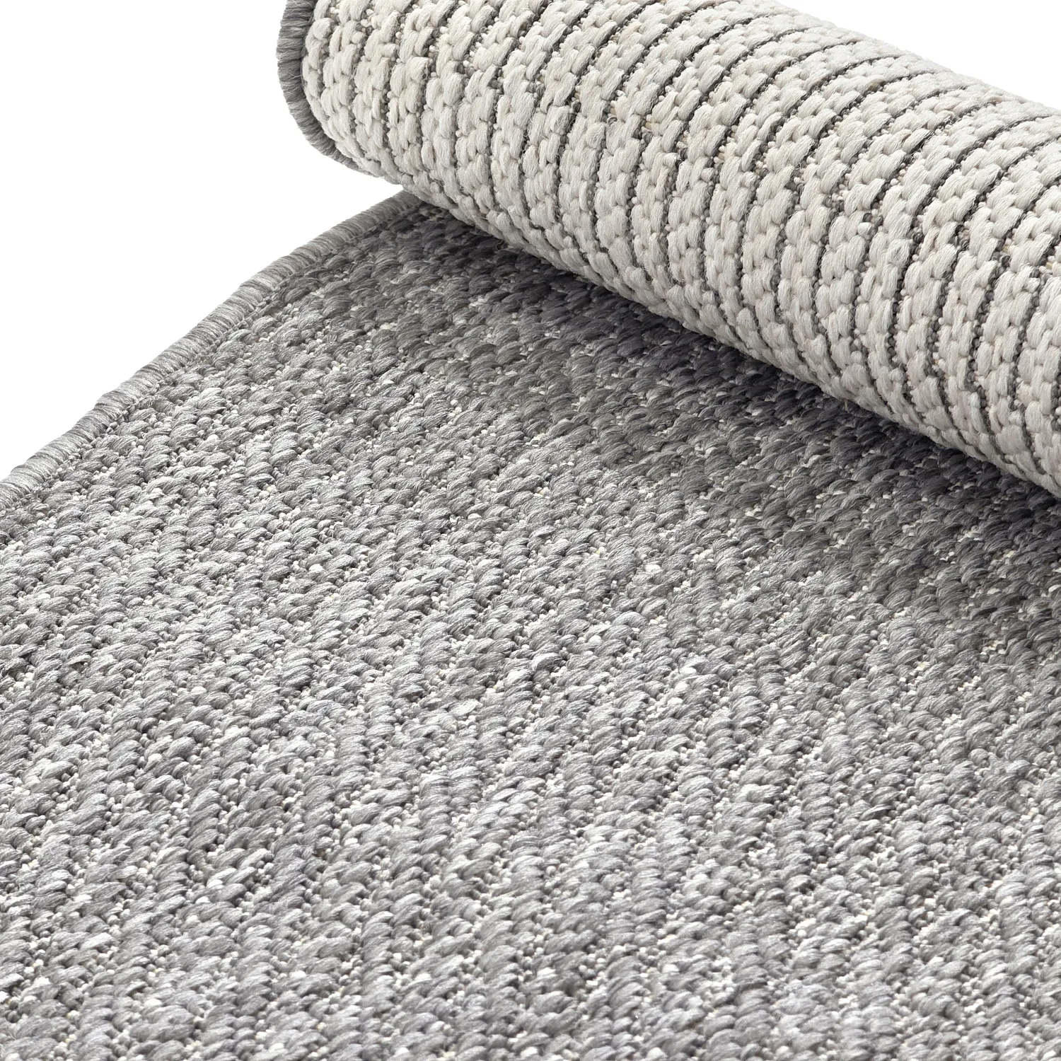 Tapis rond - Intérieur/Extérieur Arlo (gris)
