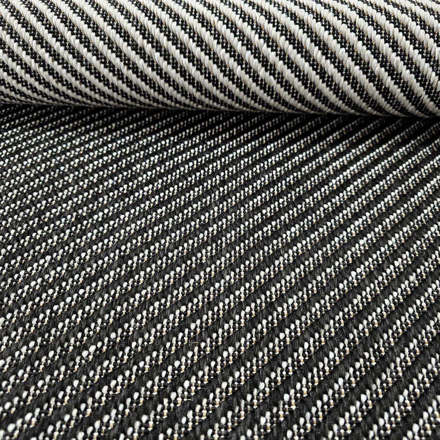 Tapis rond - Intérieur/Extérieur Bennett (noir)