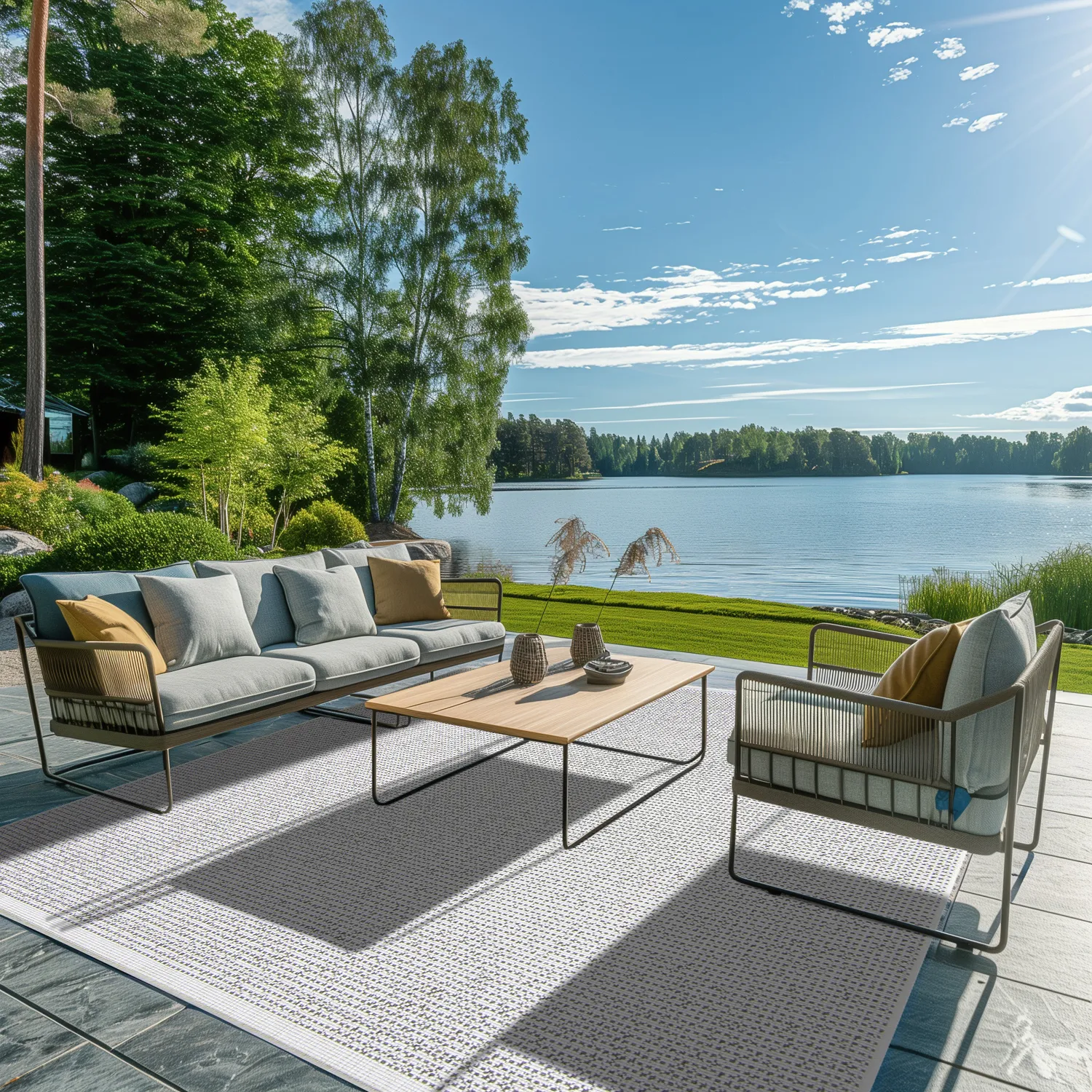 Tapis Intérieurs/Extérieurs - Tromsø (marron)