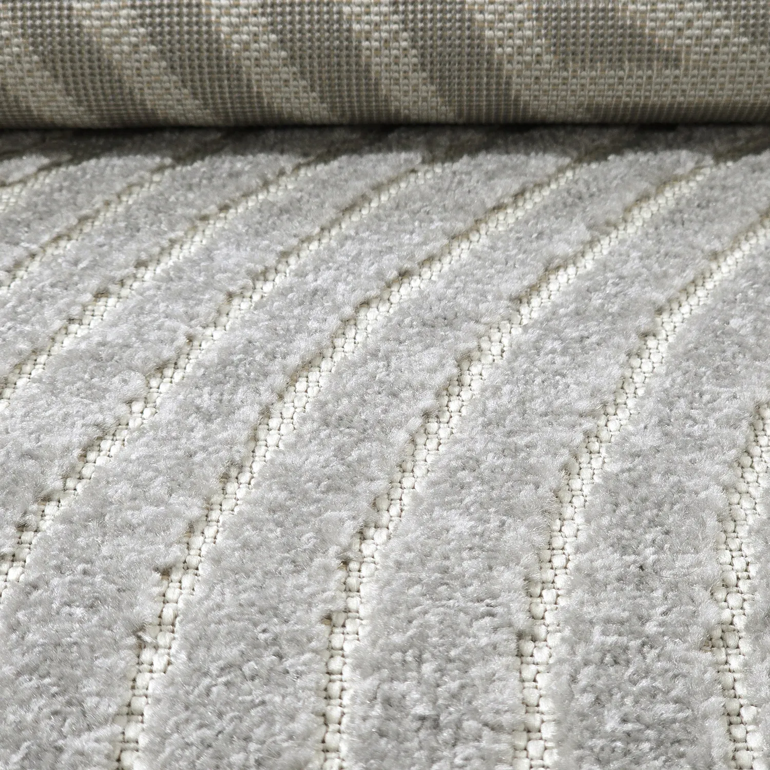 Tapis rond - intérieur/extérieur Devon (gris)