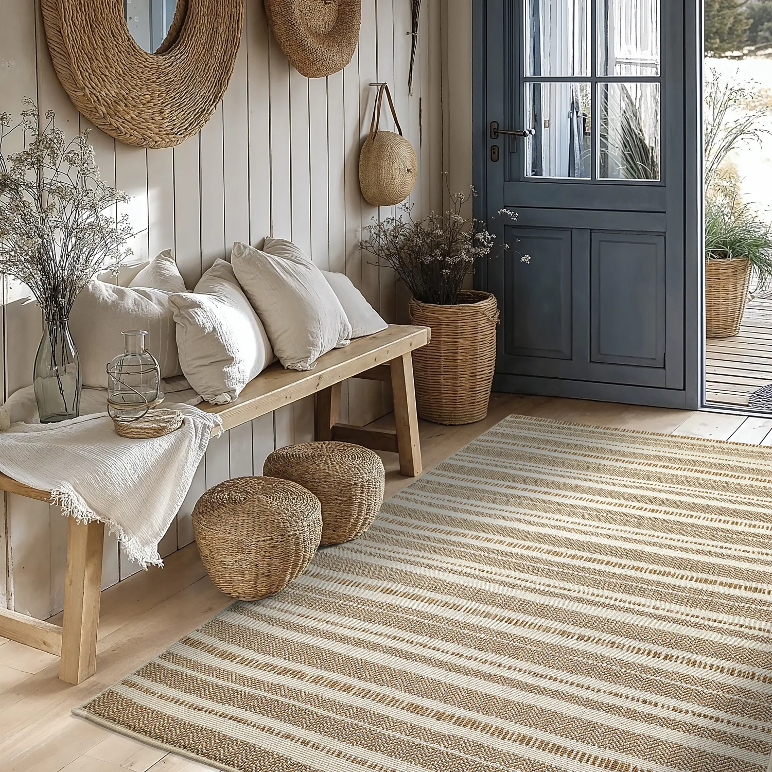 Tapis d’intérieur et d’extérieur - Ethan (jute)