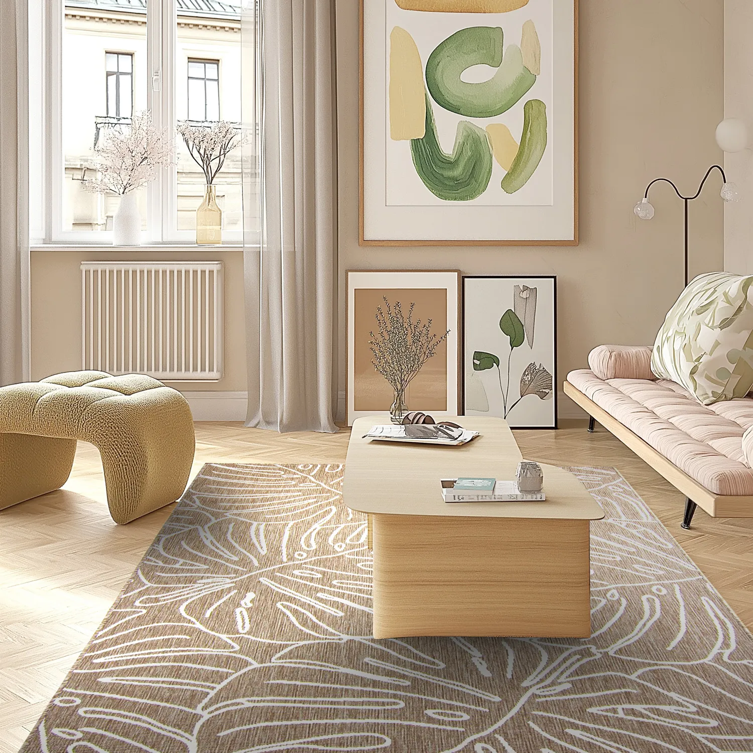 Tapis d’intérieur et d’extérieur - Francis (beige)