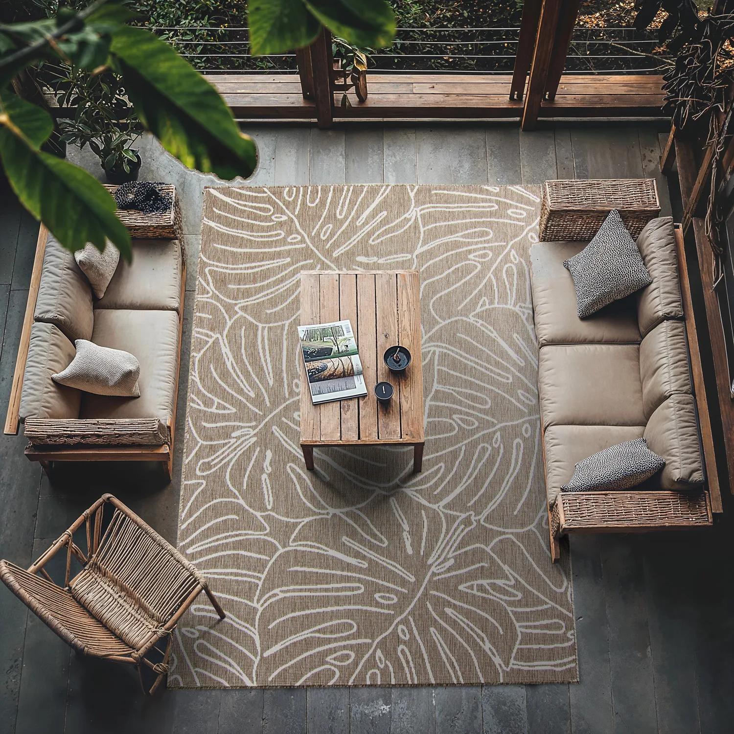 Tapis d’intérieur et d’extérieur - Francis (beige)