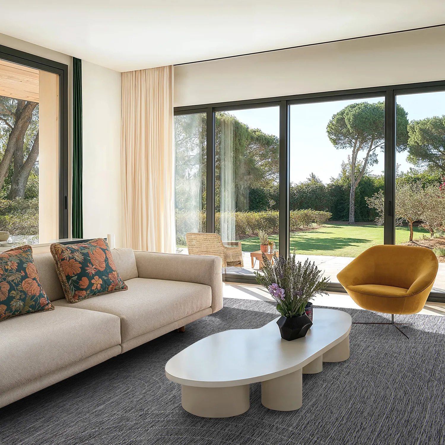 Tapis d’intérieur et d’extérieur - Hayden (gris)