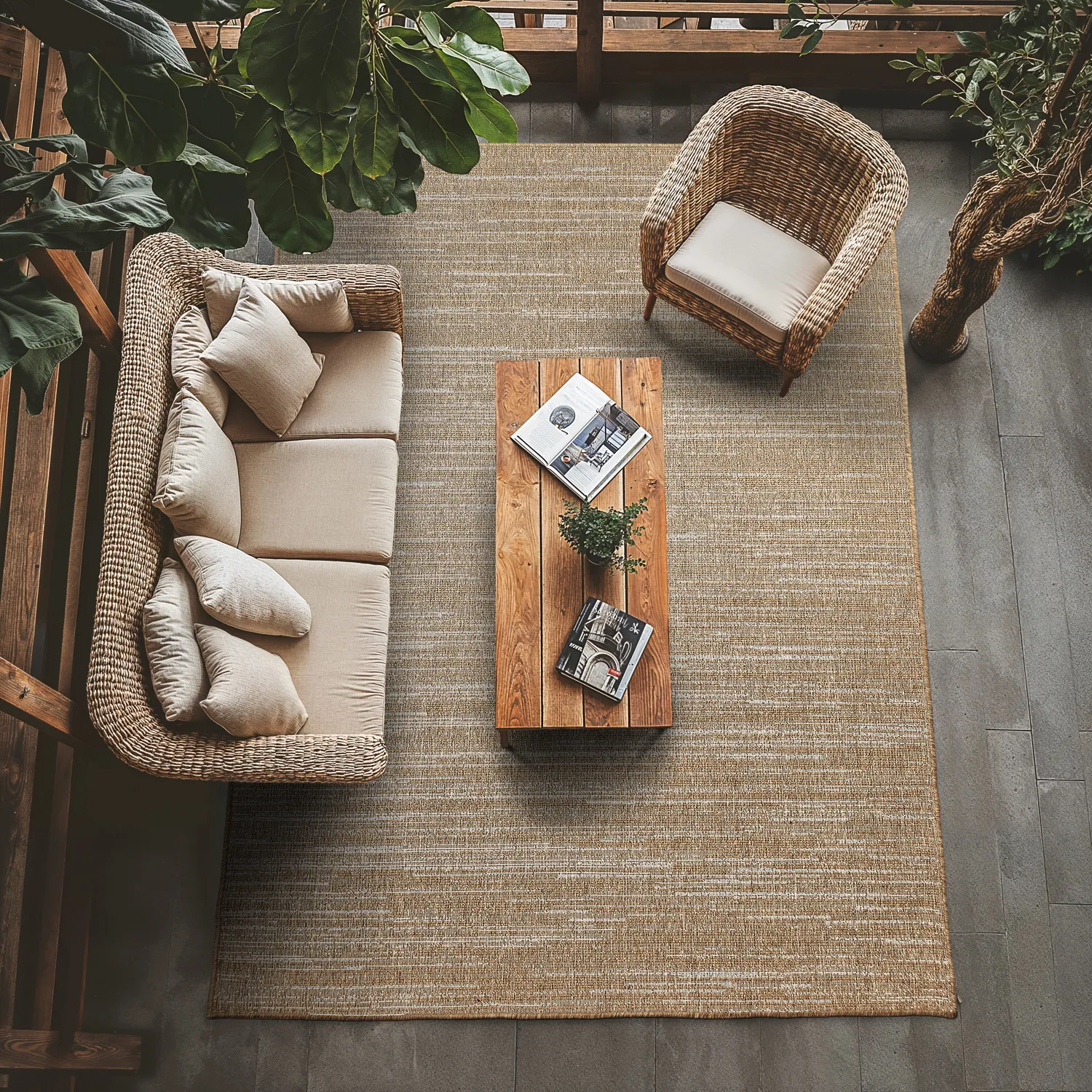 Tapis d’intérieur et d’extérieur - Liam (jute)