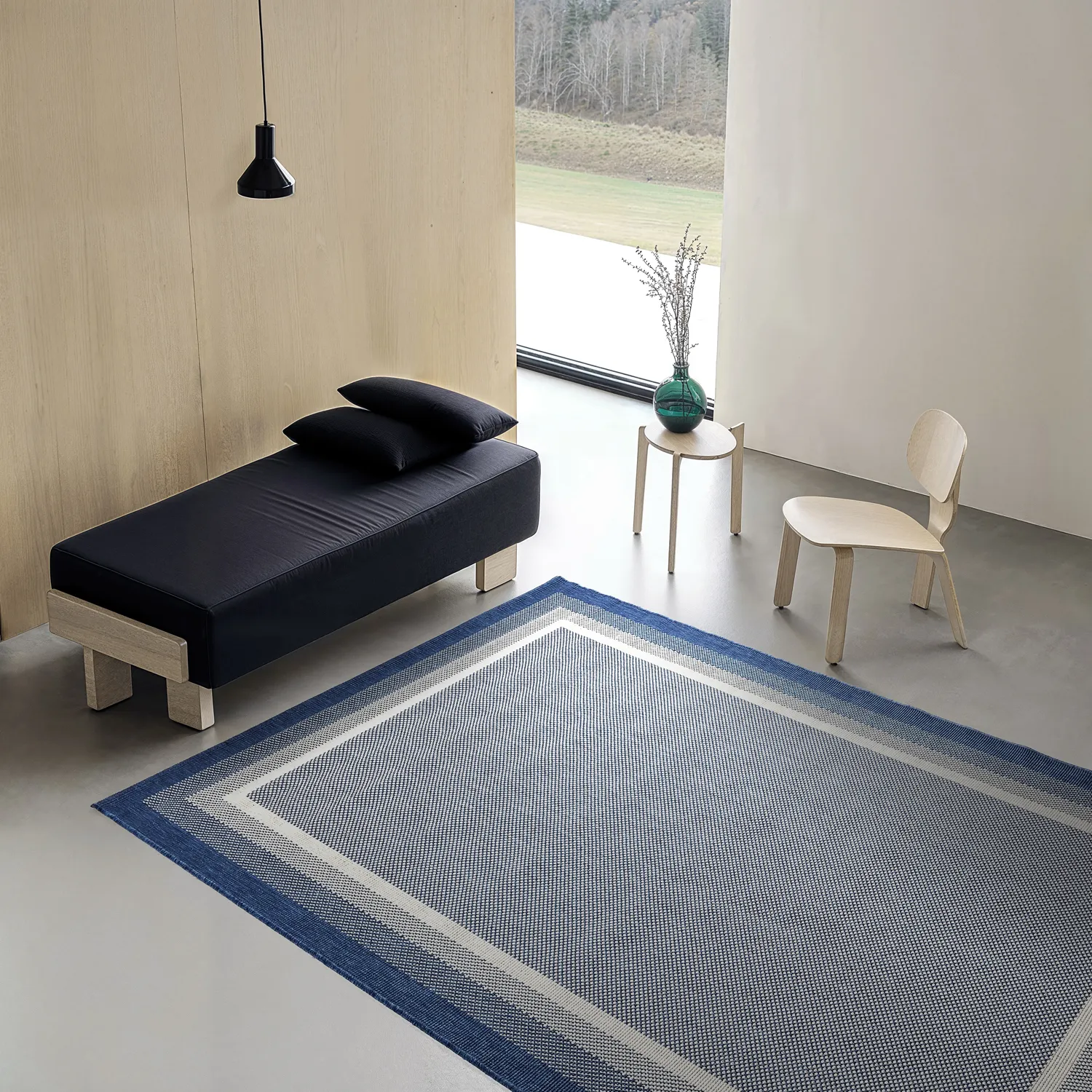 Tapis d’intérieur et d’extérieur - Mason (bleu)