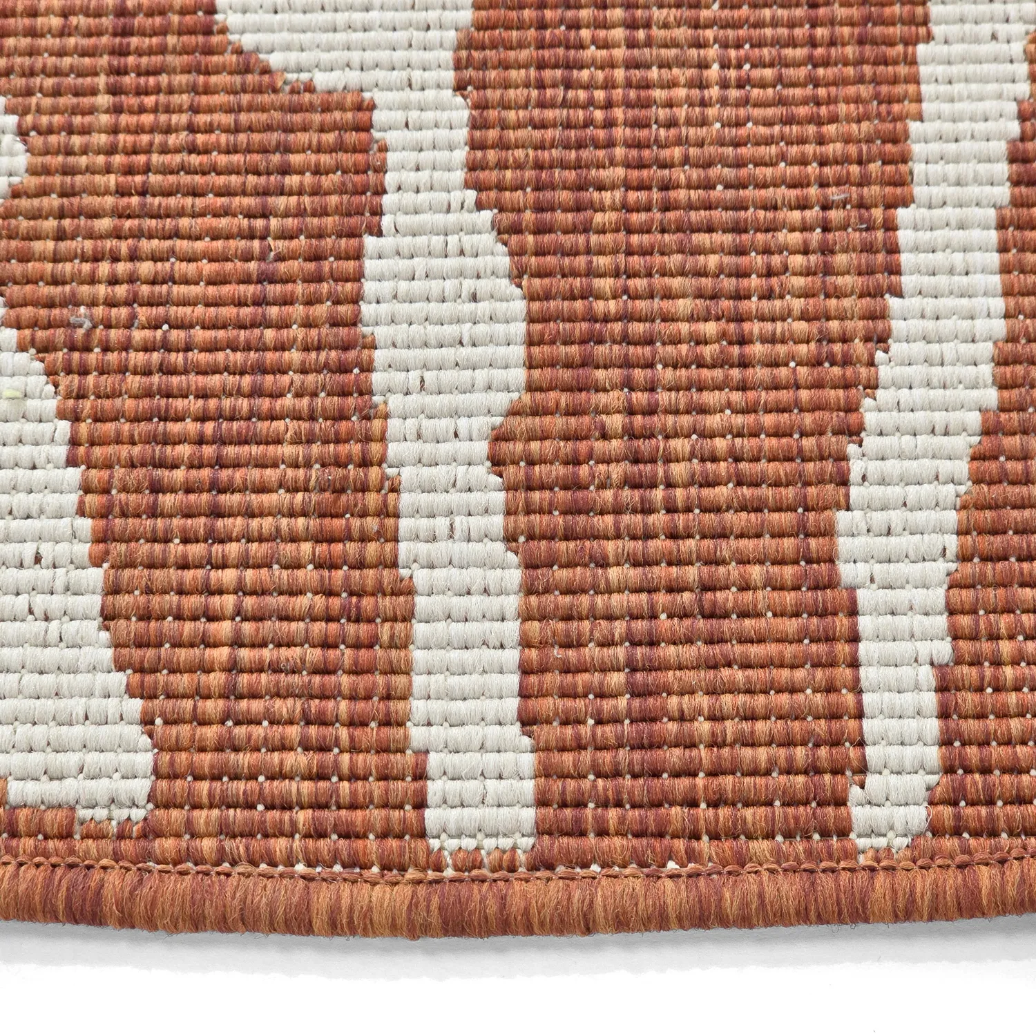 Tapis rond - Intérieur/Extérieur Winona (orange)