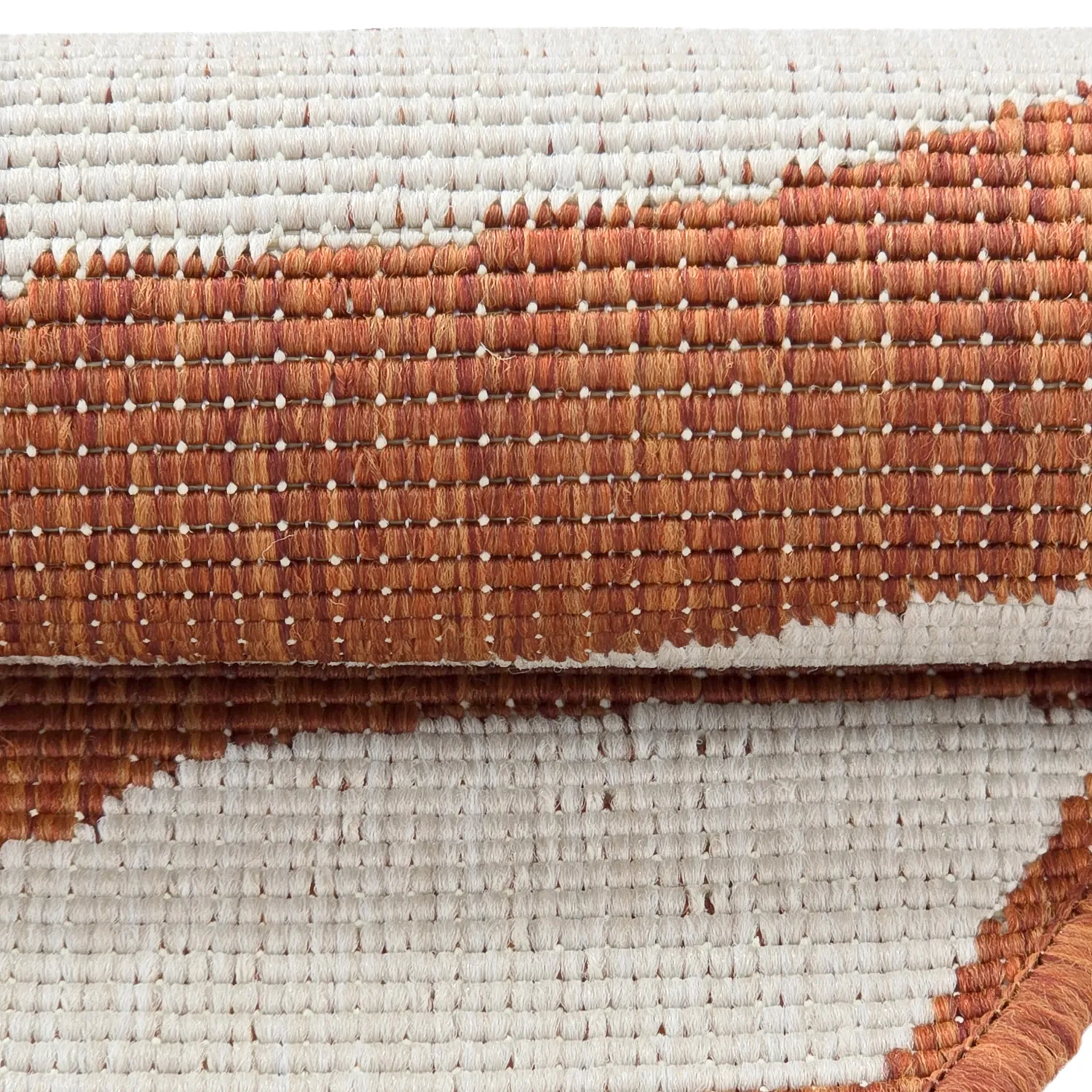 Tapis rond - Intérieur/Extérieur Winona (orange)
