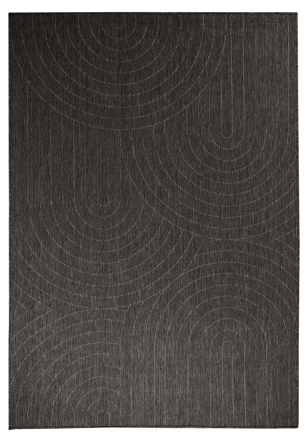 Tapis d’intérieur et d’extérieur - Hayden (noir)