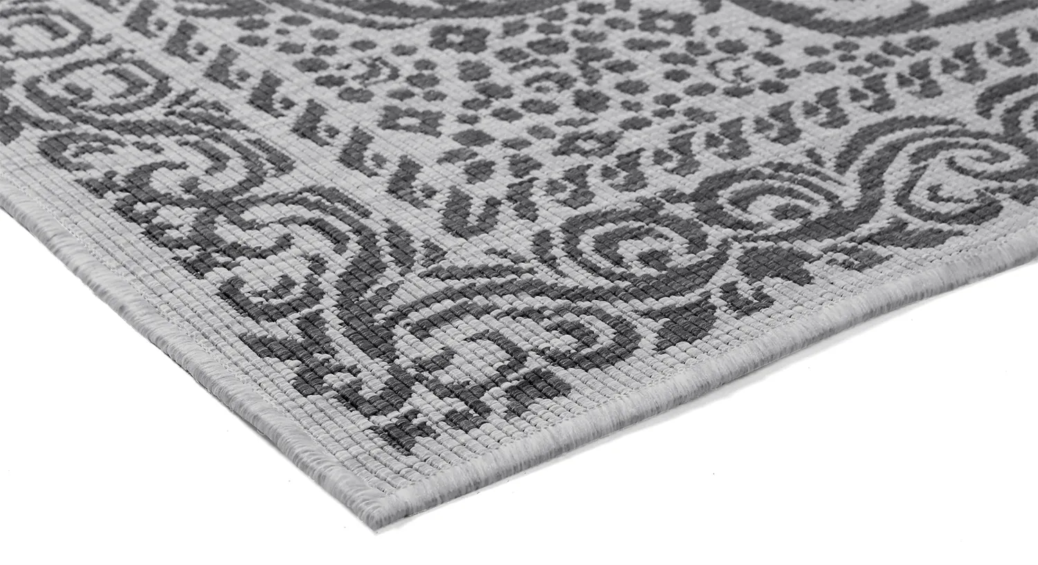 Tapis d’intérieur et d’extérieur - Sylvaine (noir)