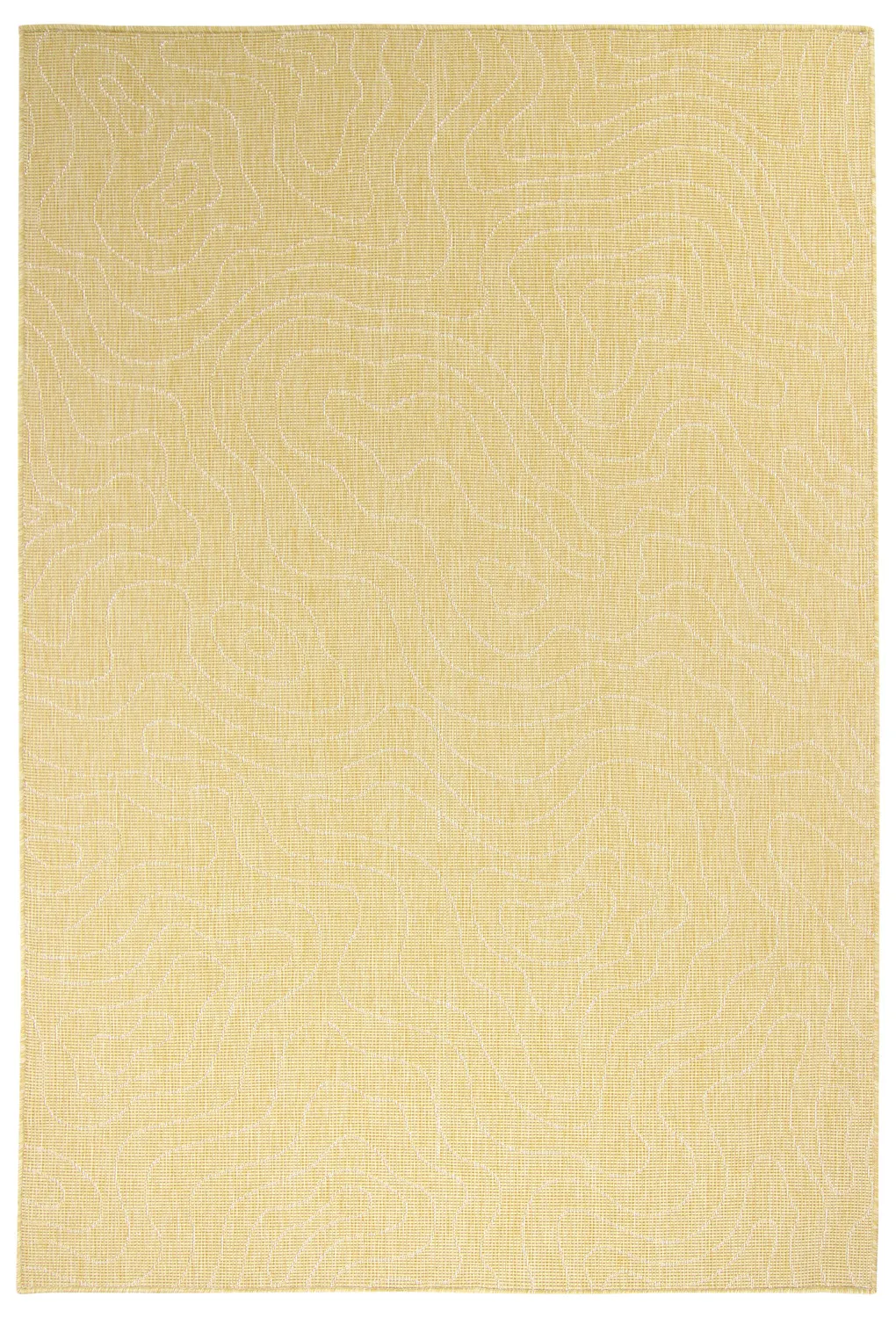 Tapis d’intérieur et d’extérieur - Thurman (jaune)