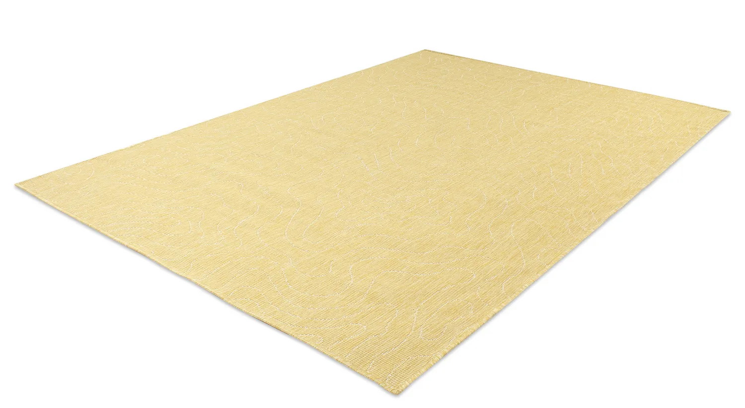 Tapis d’intérieur et d’extérieur - Thurman (jaune)