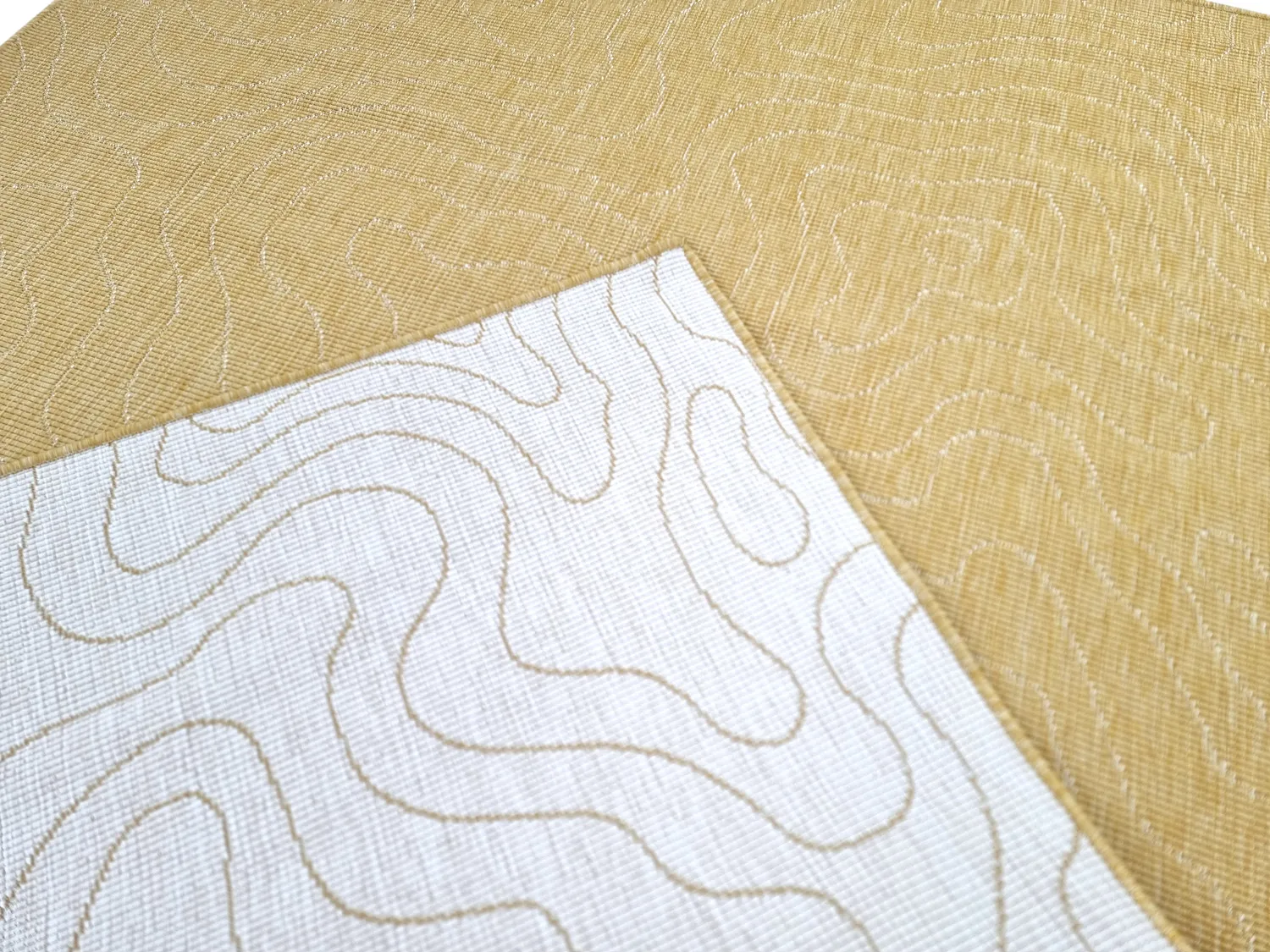 Tapis d’intérieur et d’extérieur - Thurman (jaune)