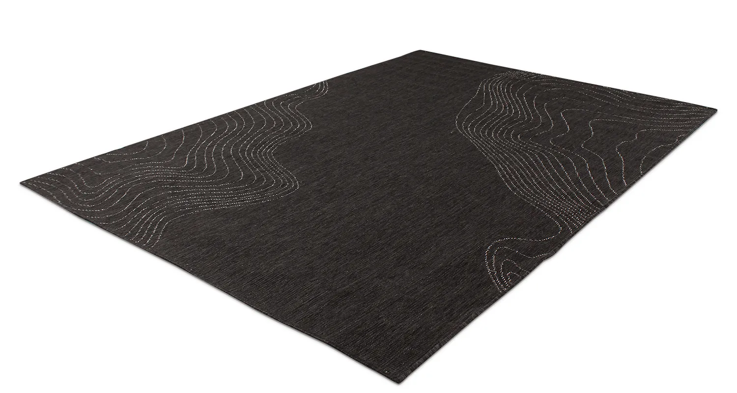 Tapis d’intérieur et d’extérieur - Zelmare (noir)