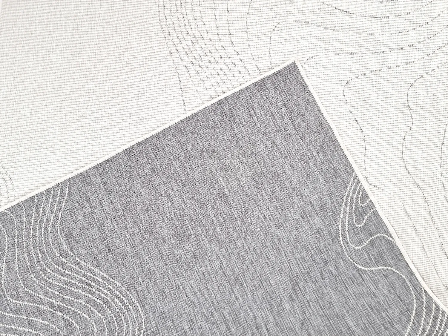 Tapis d’intérieur et d’extérieur - Zelmare (blanc cassé)