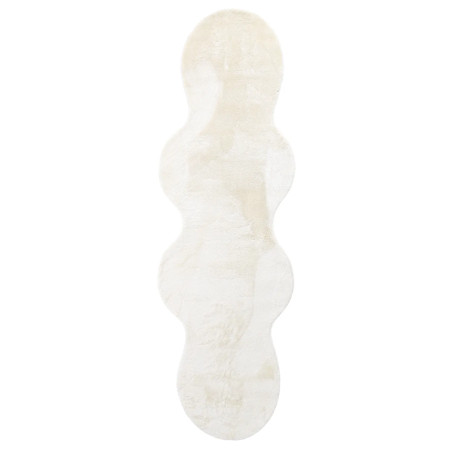 Tapis de Couloir Ondulé - Aranga Super Soft Fur (beige)
