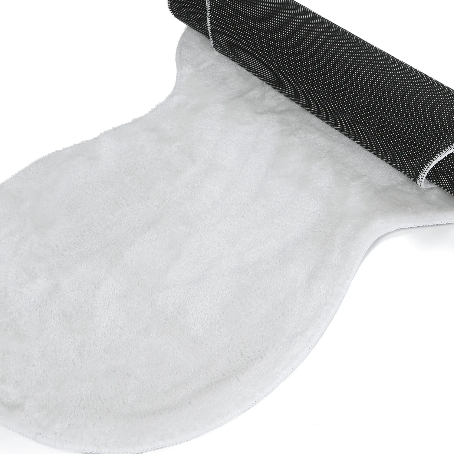 Tapis de Couloir Ondulé - Aranga Super Soft Fur (blanc)
