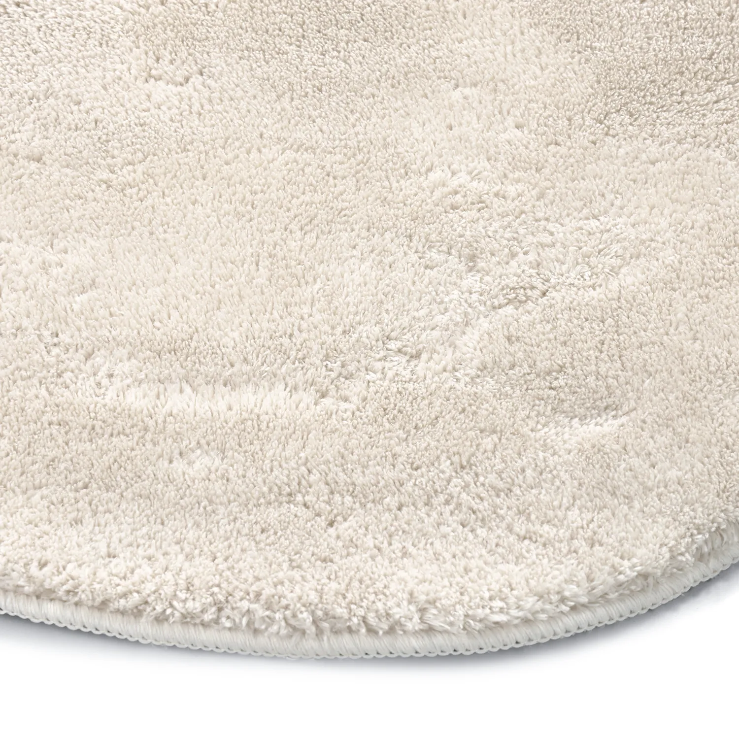 Tapis Rond Ondulé - Aranga Super Soft Fur (beige)