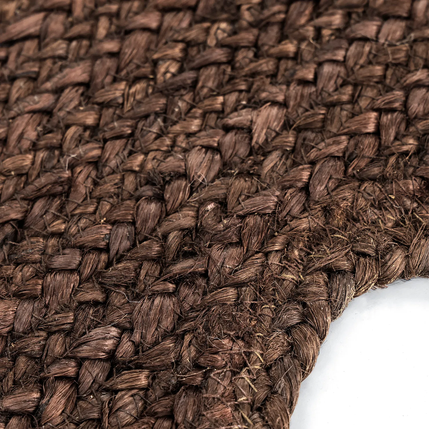 Tapis en jute ondulé - San Francisco (marron)