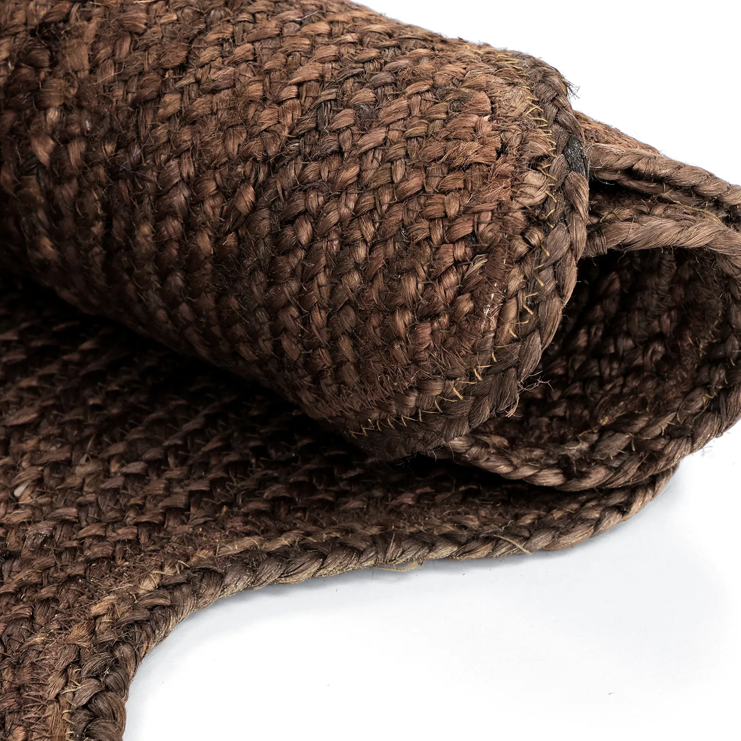 Tapis en jute ondulé - San Francisco (marron)