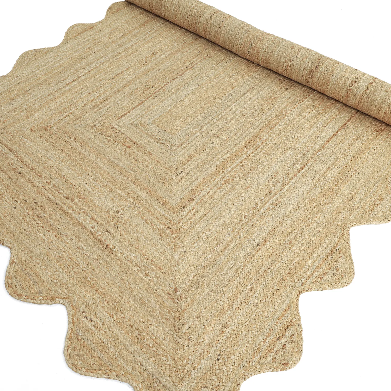 Tapis en jute ondulé - San Francisco (jute)