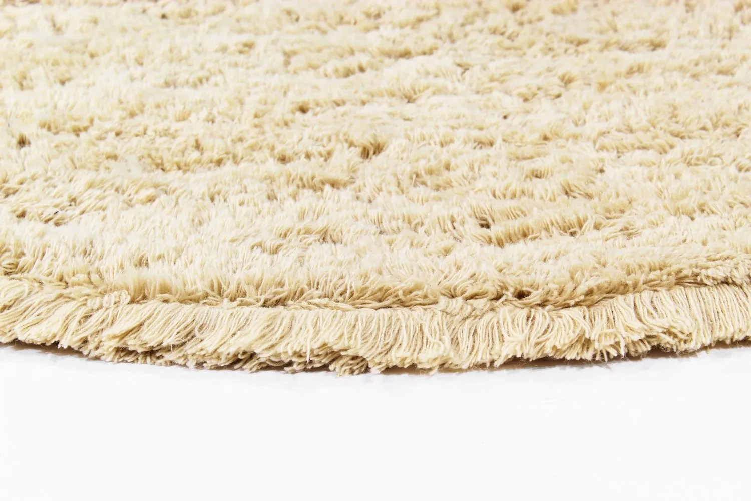 Tapis rond - Vera (blanc cassé)