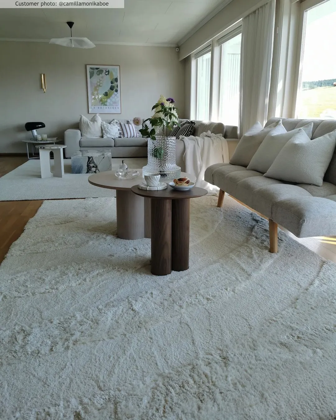 Tapis moelleux - Vienne (blanc cassé)