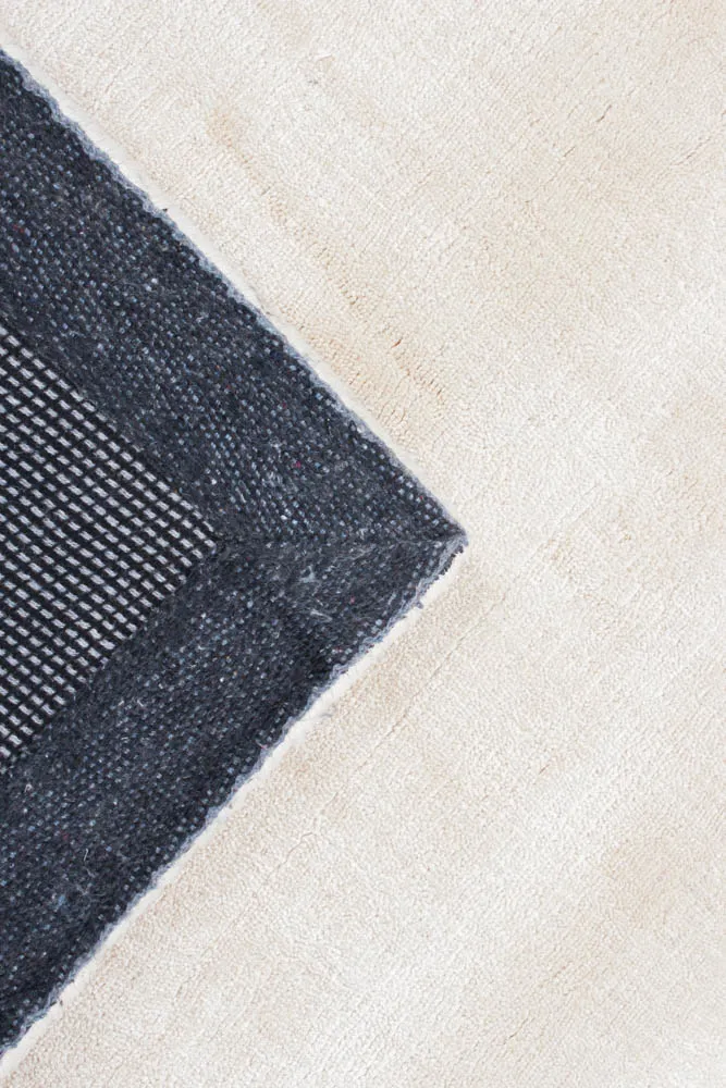 Tapis en viscose - Jodhpur Special Luxury Edition (blanc cassé)