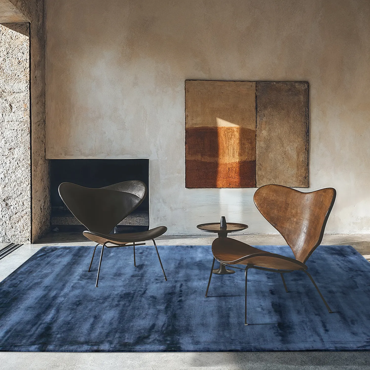 Tapis en viscose - Jodhpur Special Luxury Edition (bleu)