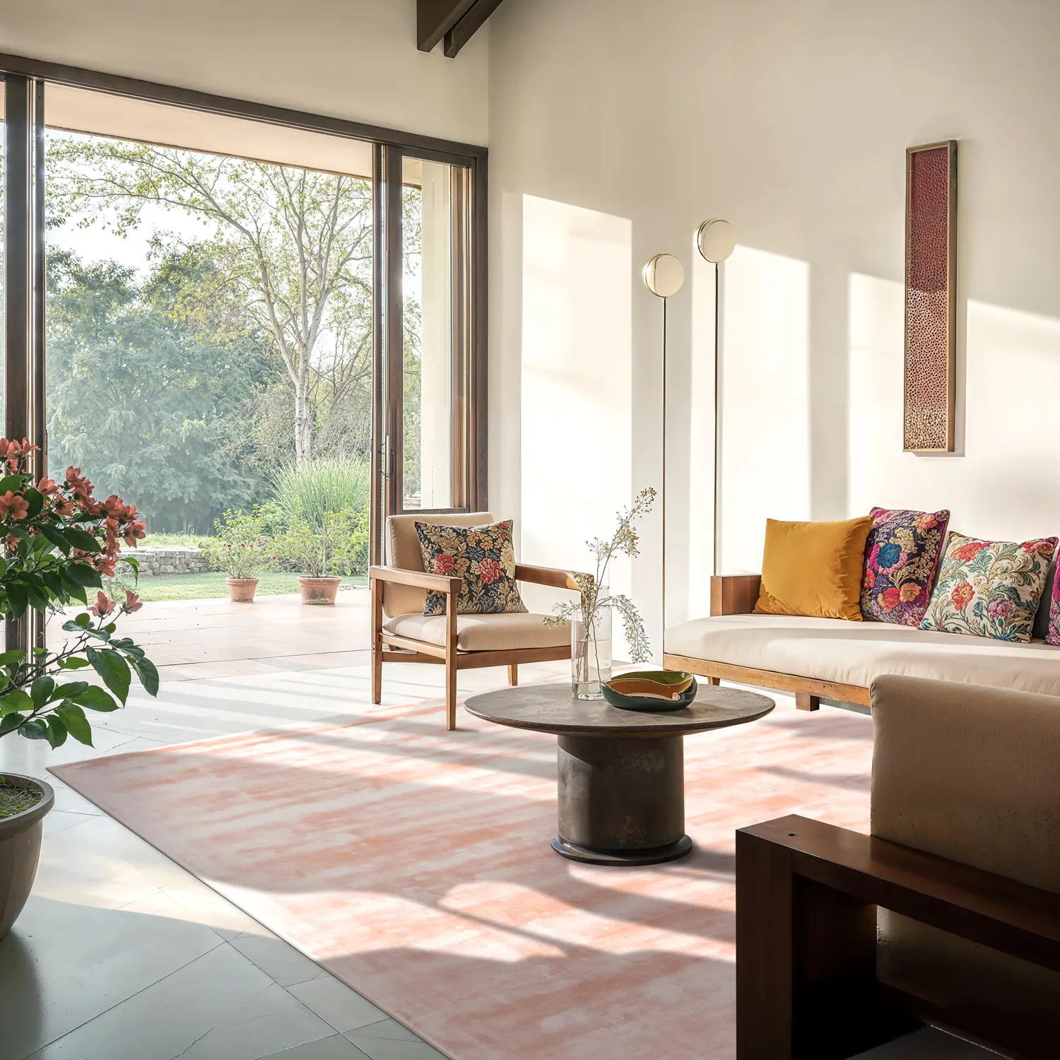 Tapis en viscose - Jodhpur Special Luxury Edition (rose clair)
