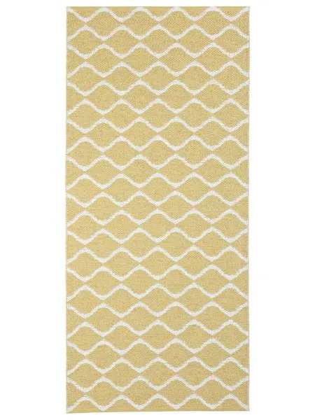 Tapis en plastique - Horredsmattan Wave (jaune)