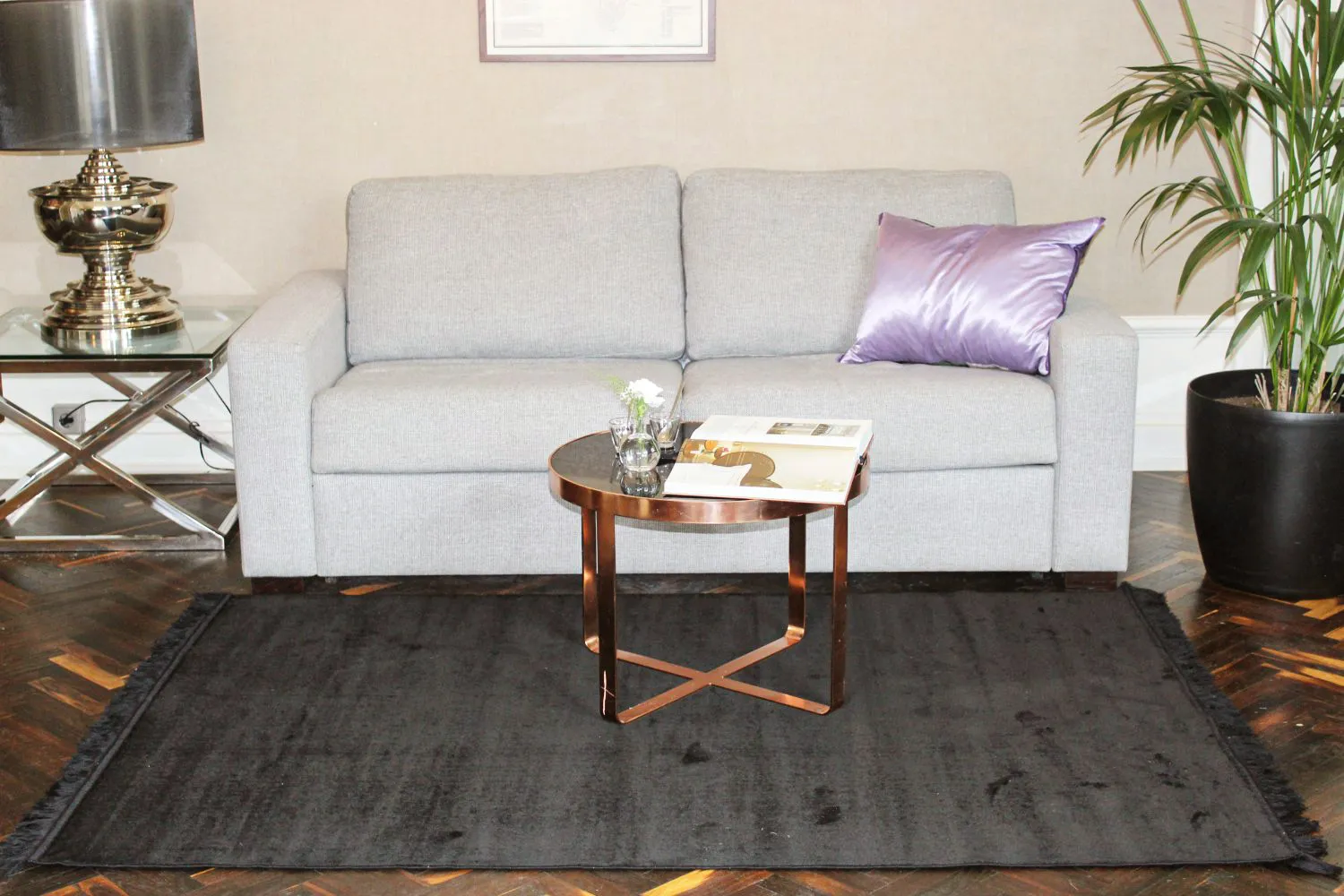 Tapis Wilton - Art Silk (noir)