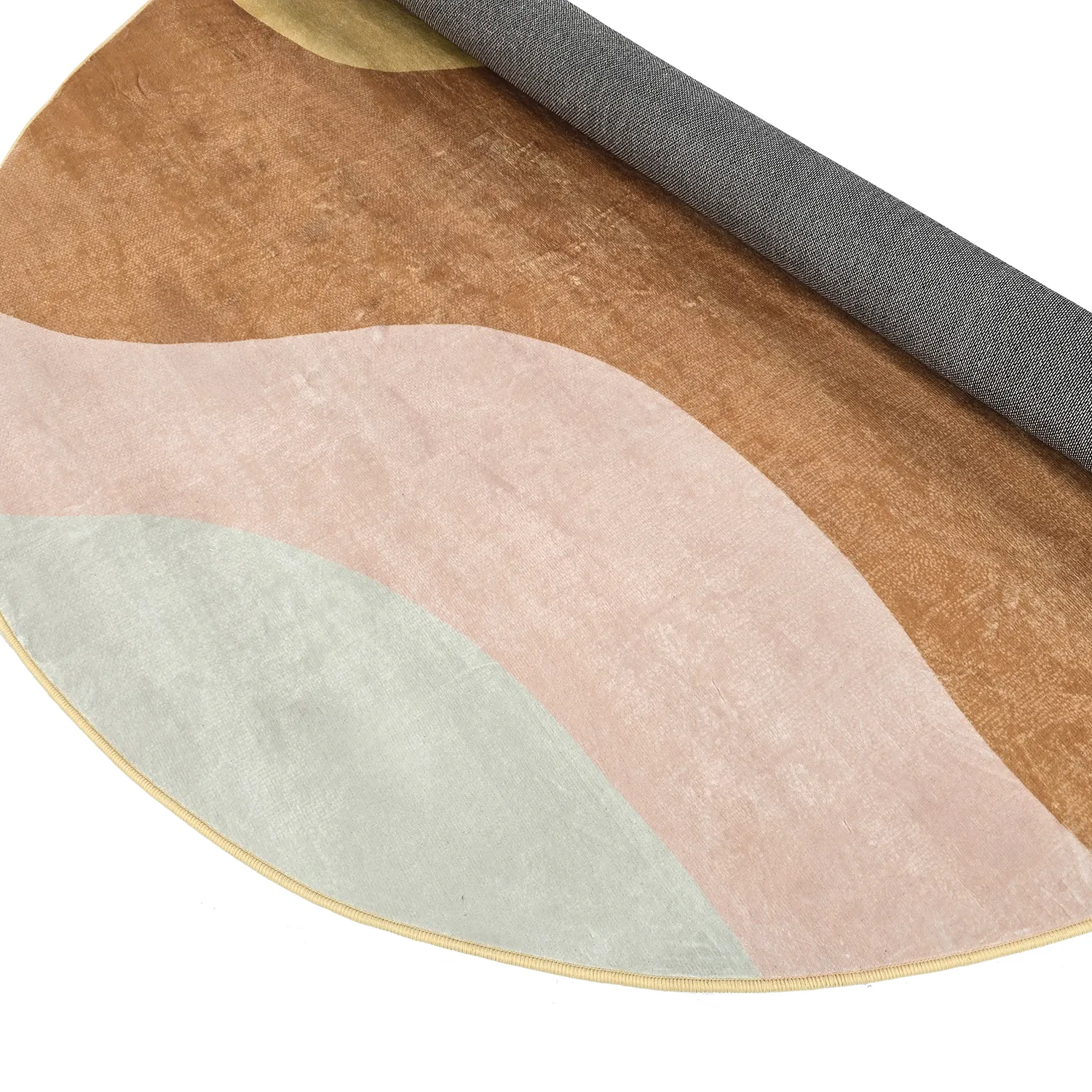 Tapis rond - Barcelona (champagne)