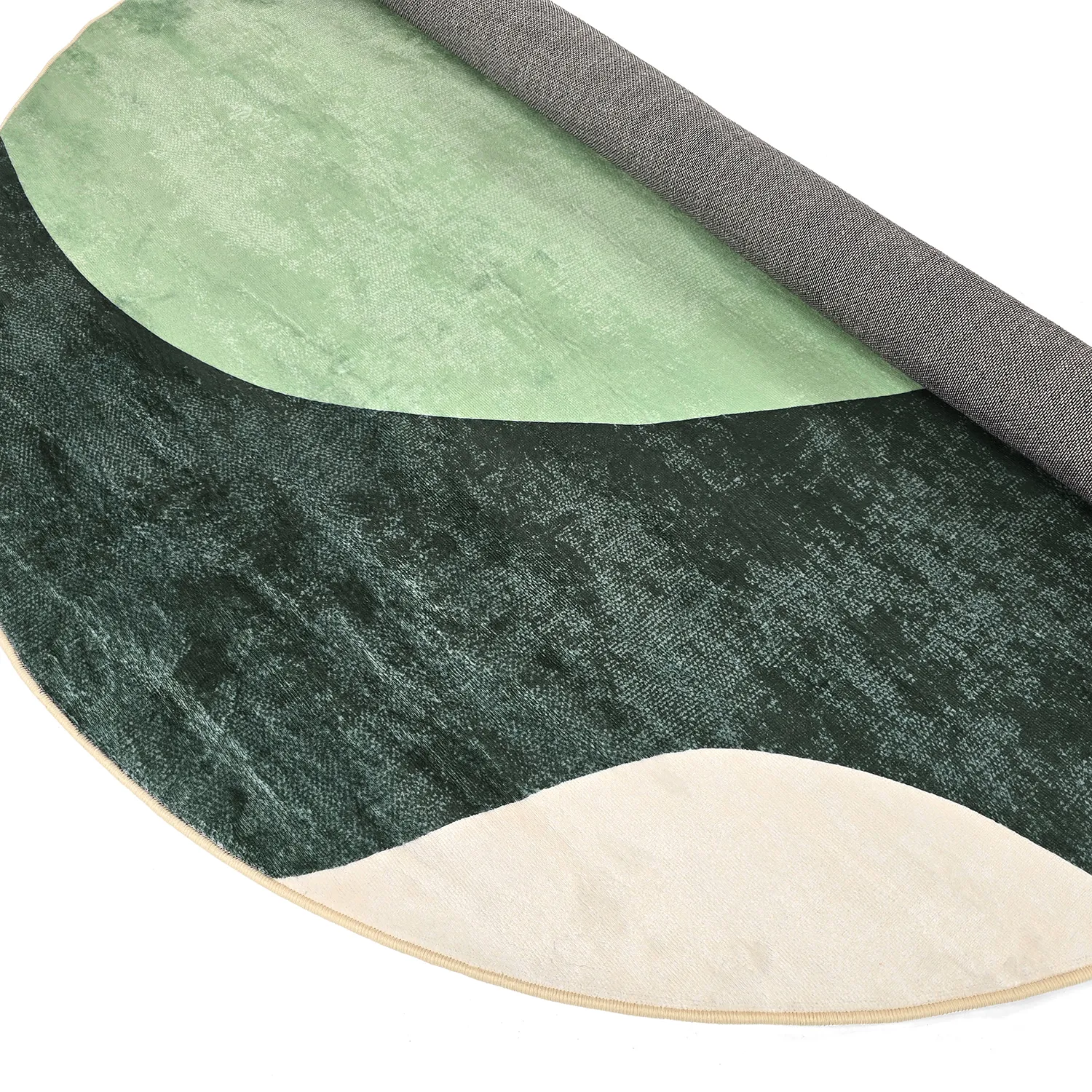 Tapis rond - Barcelona (vert)