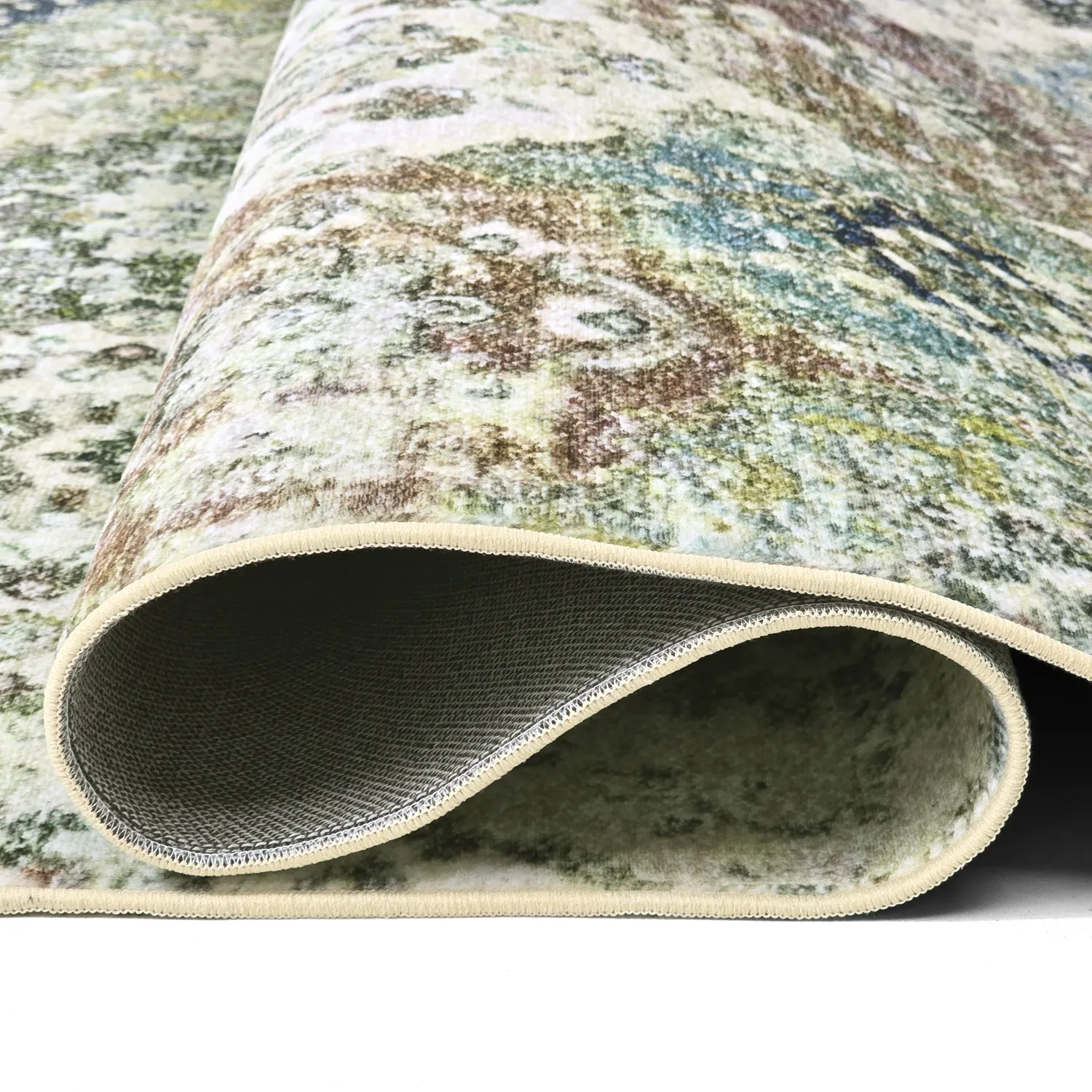 Tapis Wilton - Bohemia (vert/multicolore)
