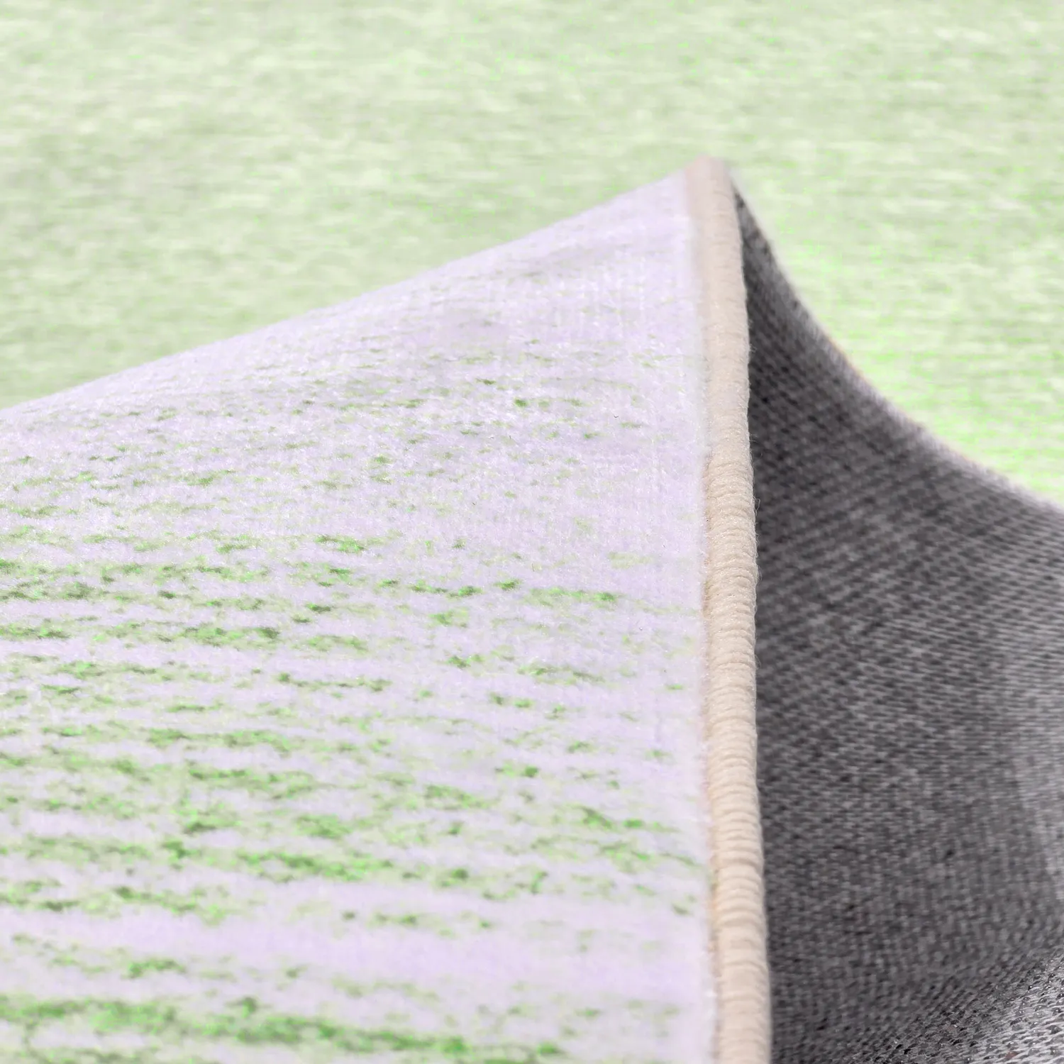 Tapis Wilton - Cara (vert clair/beige)