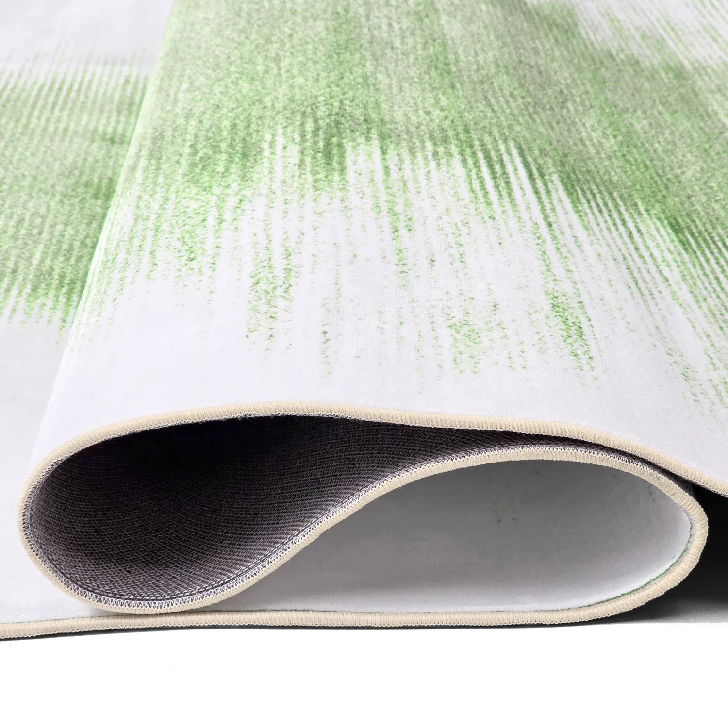Tapis Wilton - Cara (vert clair/beige)
