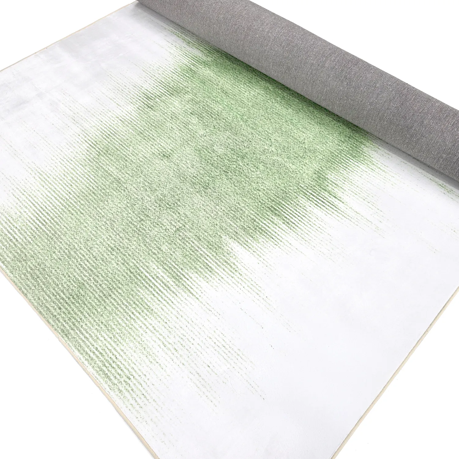 Tapis Wilton - Cara (vert clair/beige)