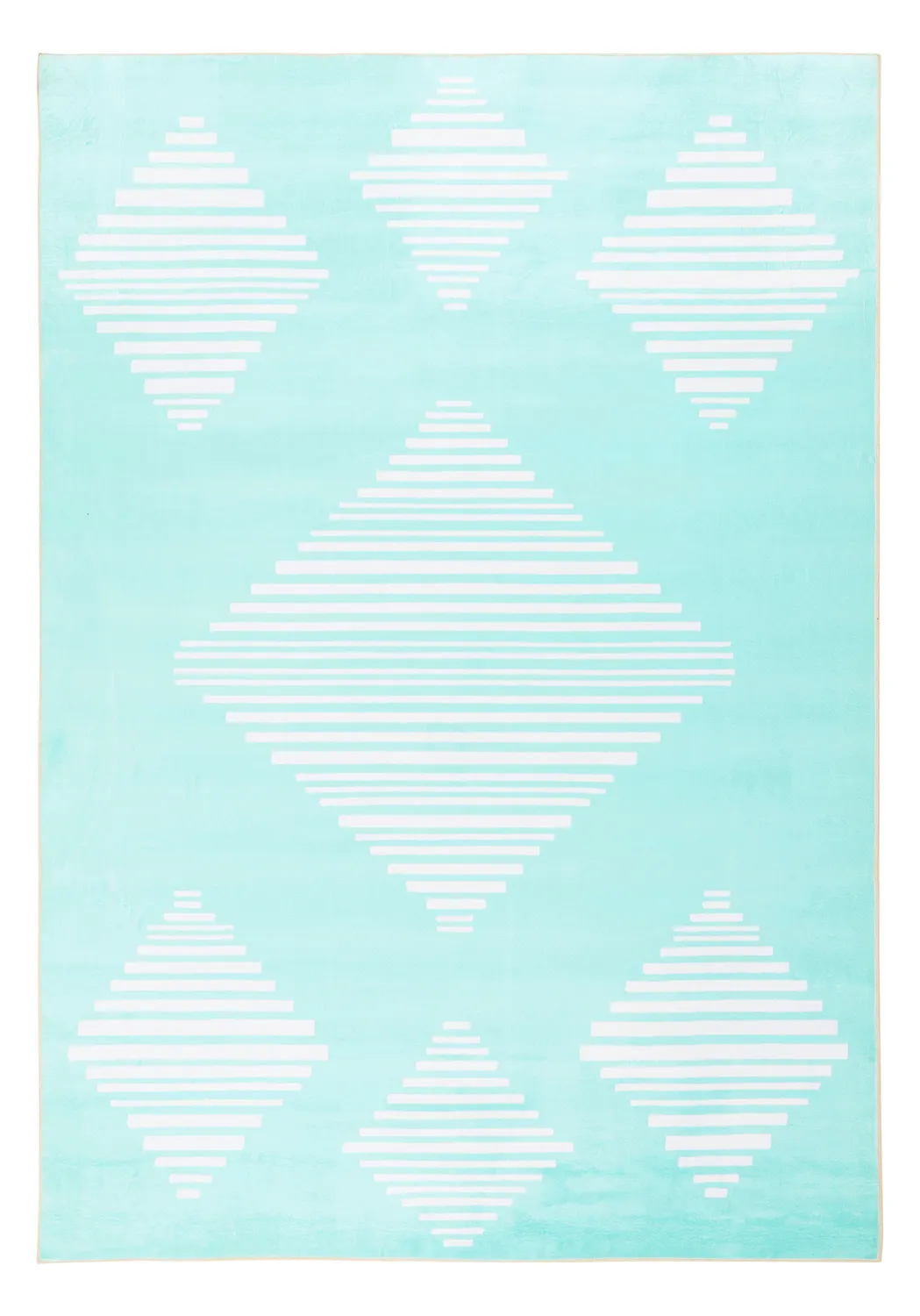 Tapis Wilton - Carmen (bleu clair/blanc)